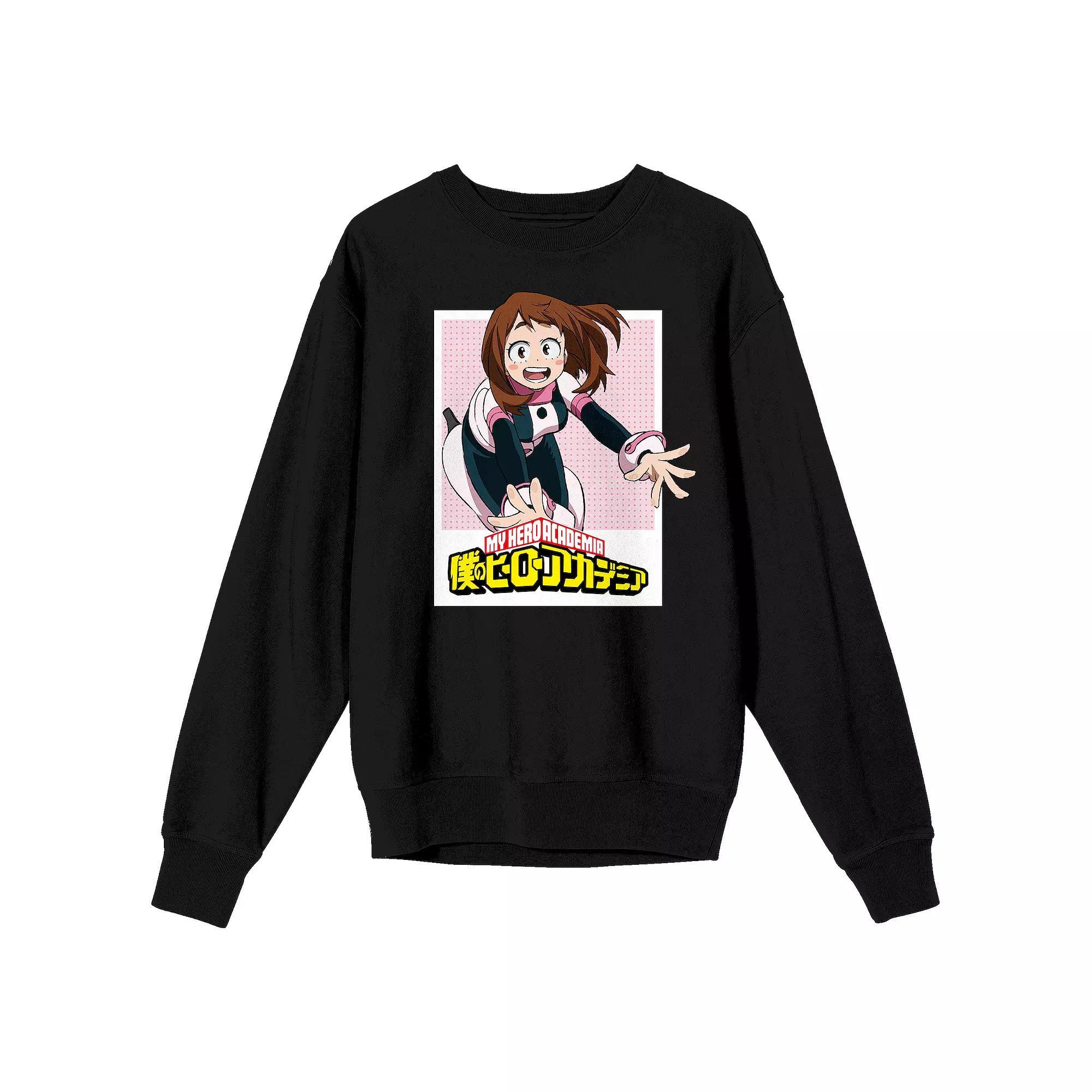 Men's My Hero Academia Season 2 Long Sleeve Graphic Tee, Size: XL, Black Product Image
