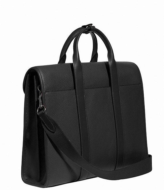 COACH Pebble Leather Gotham Portfolio Briefcase Product Image