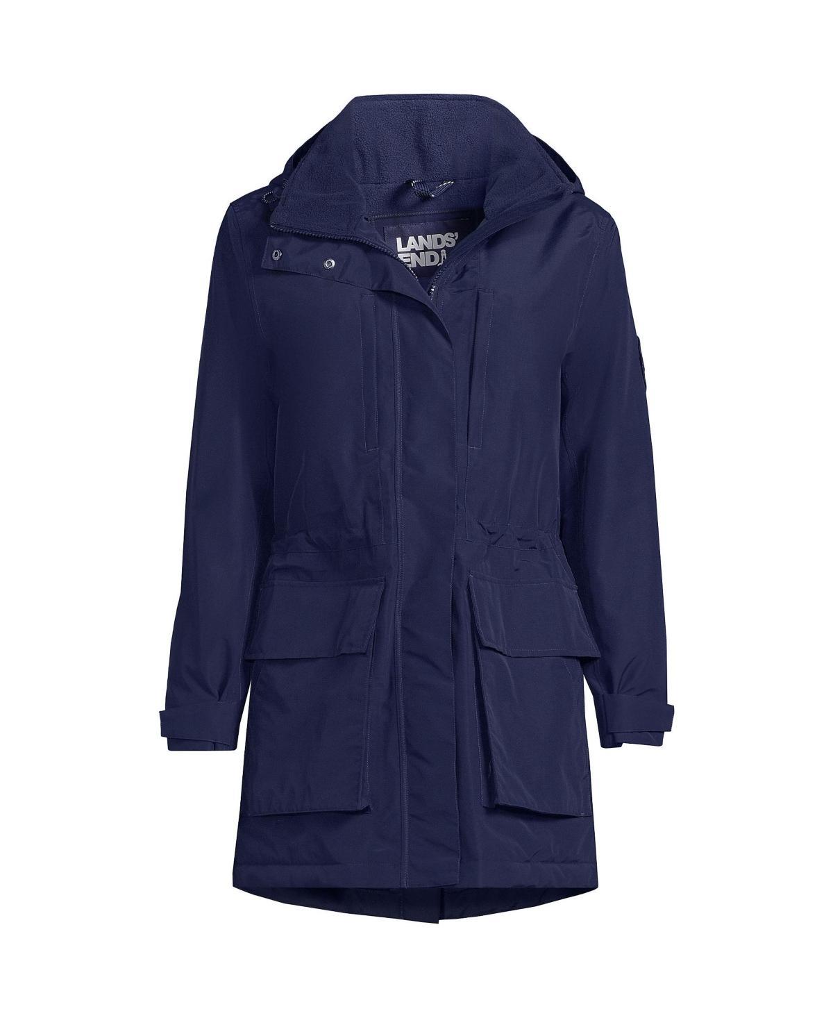 Plus Size Lands' End Squall Waterproof Insulated Winter Parka, Women's, Size: 1XL, Deep  Blue Product Image