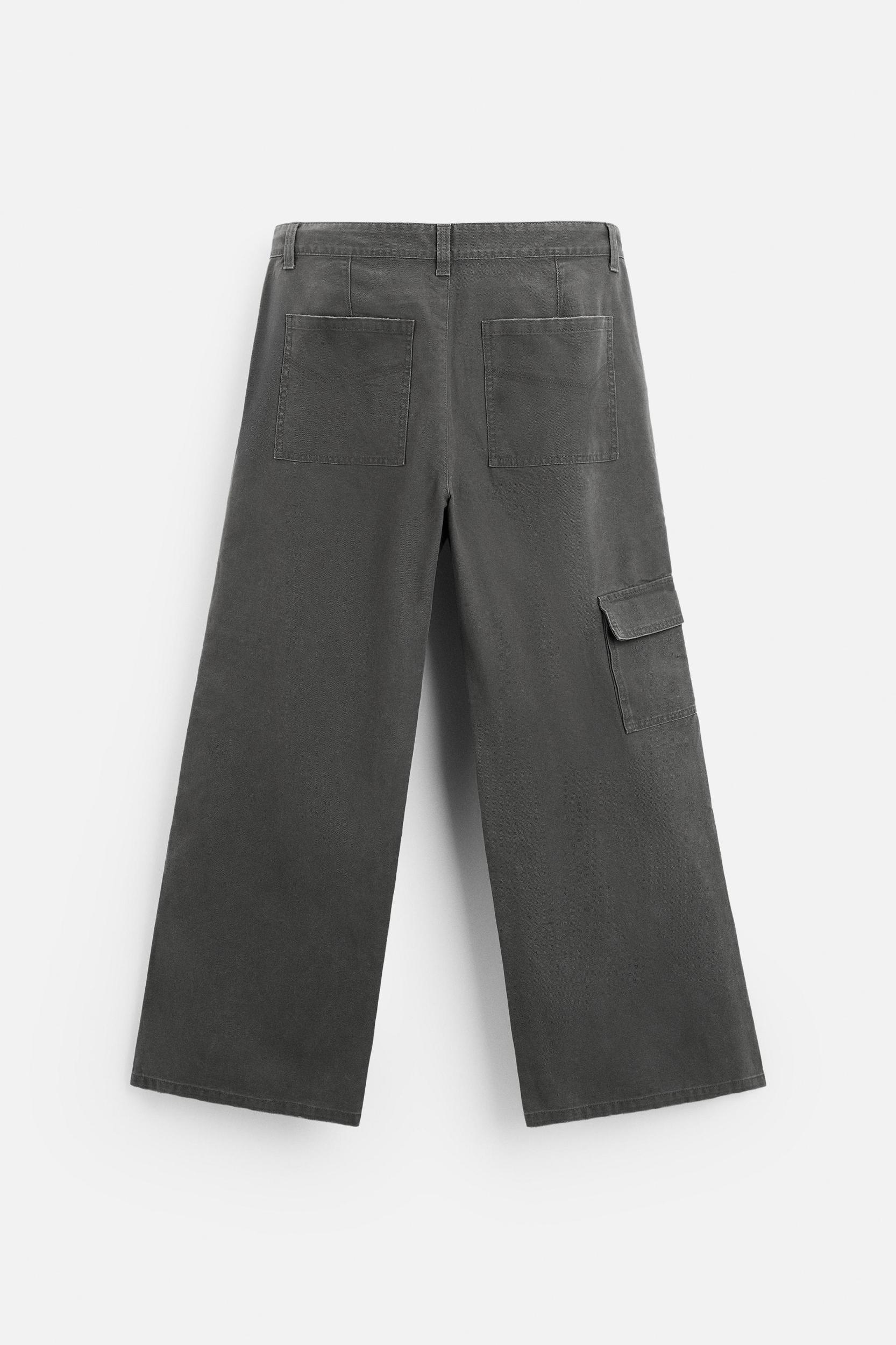 RELAXED FIT WASHED PANTS Product Image