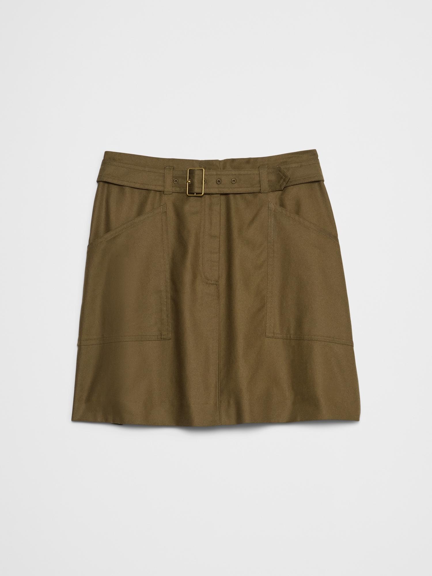 Twill Painters Mini Skirt Product Image