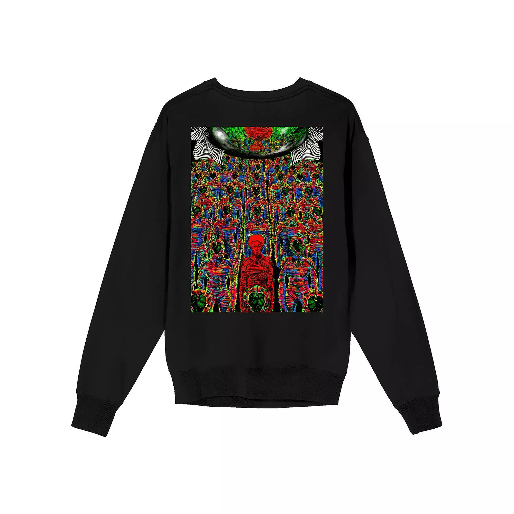 Men's Starship Repeated Text Long Sleeve Graphic Tee, Size: Medium, Black Product Image