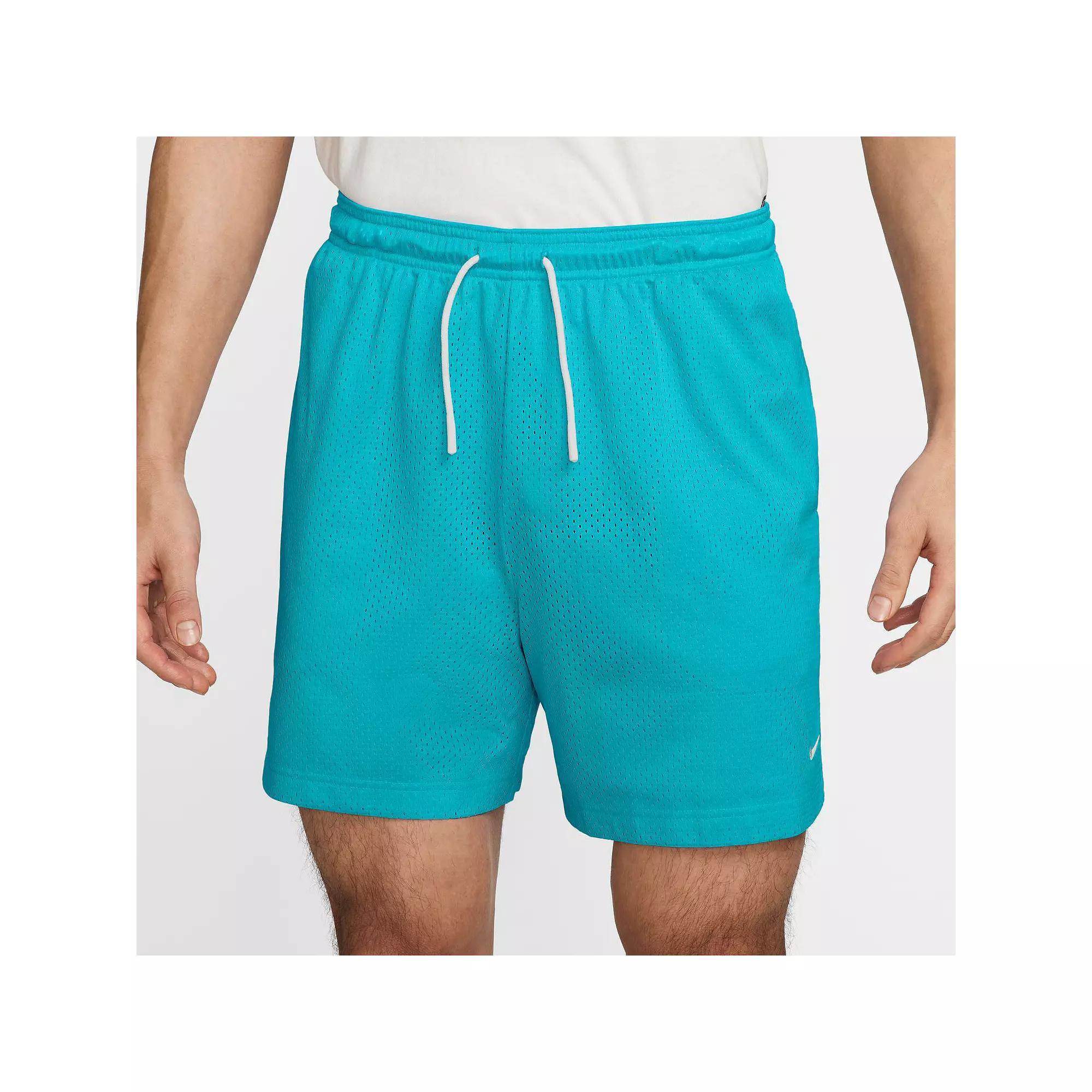 Men's Nike Dri-FIT 5" Mesh Basketball Shorts, Size: XXL, Dusty Cactus Product Image