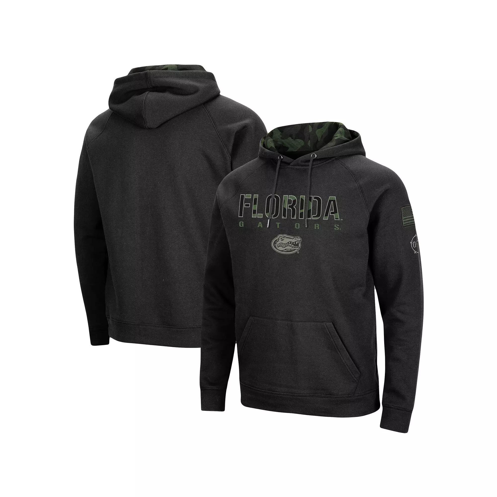 Men's Colosseum Black Michigan State Spartans OHT Military Appreciation Camo Pullover Hoodie, Size: XL Product Image