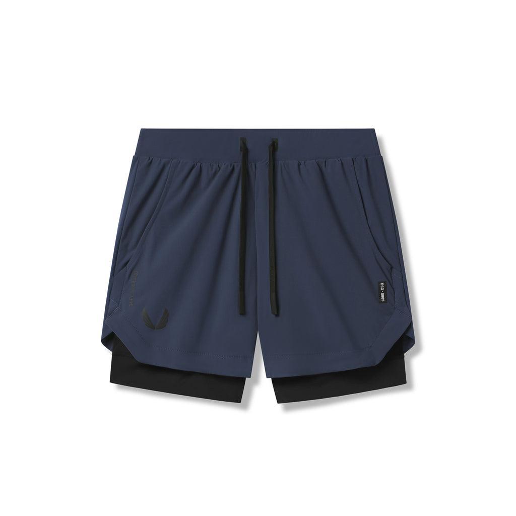 0865. Tetra-Lite® 5" Liner Short - Black "Wings"/Black Male Product Image