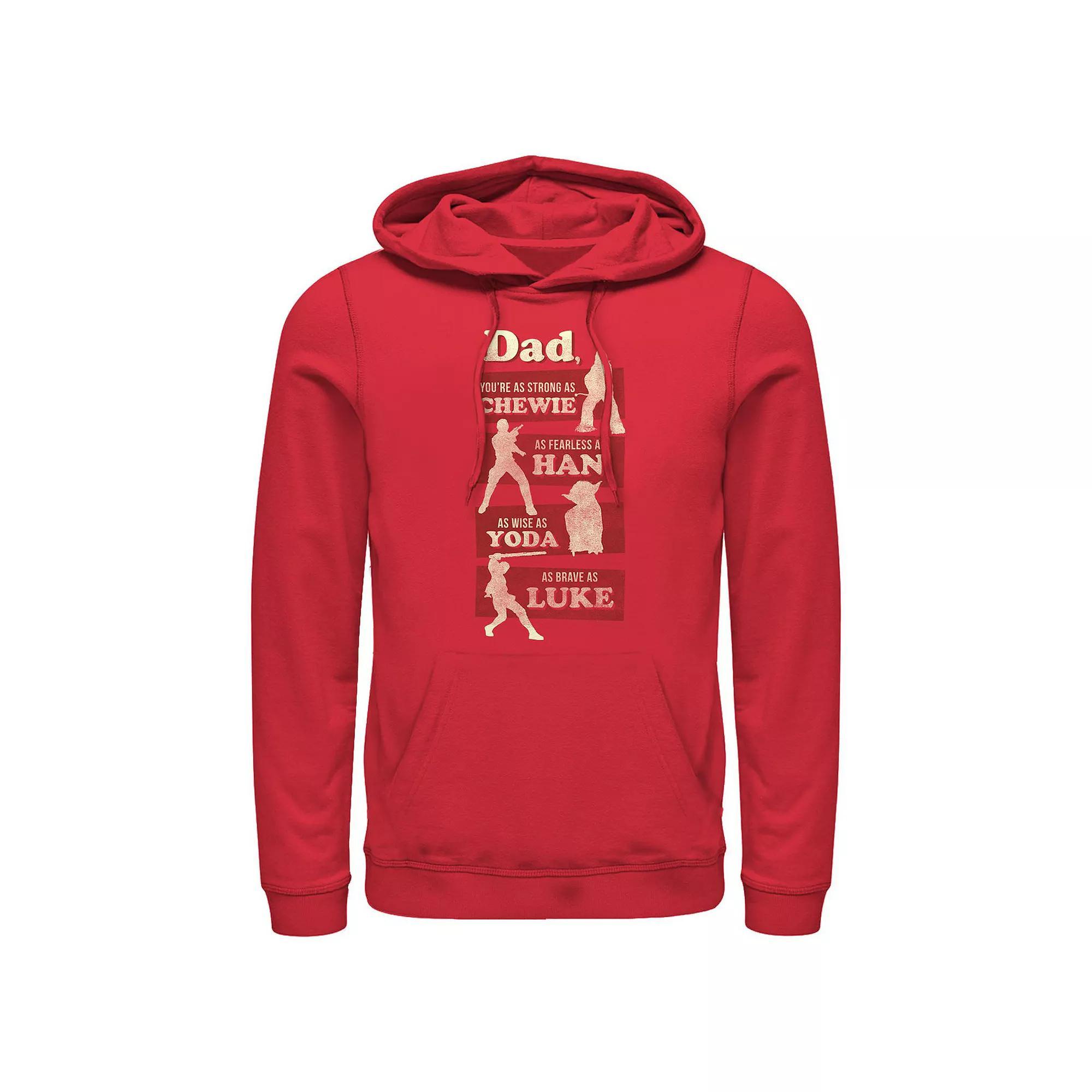 Men's Star Wars Graphic Hoodie, Size: Large, Red Product Image