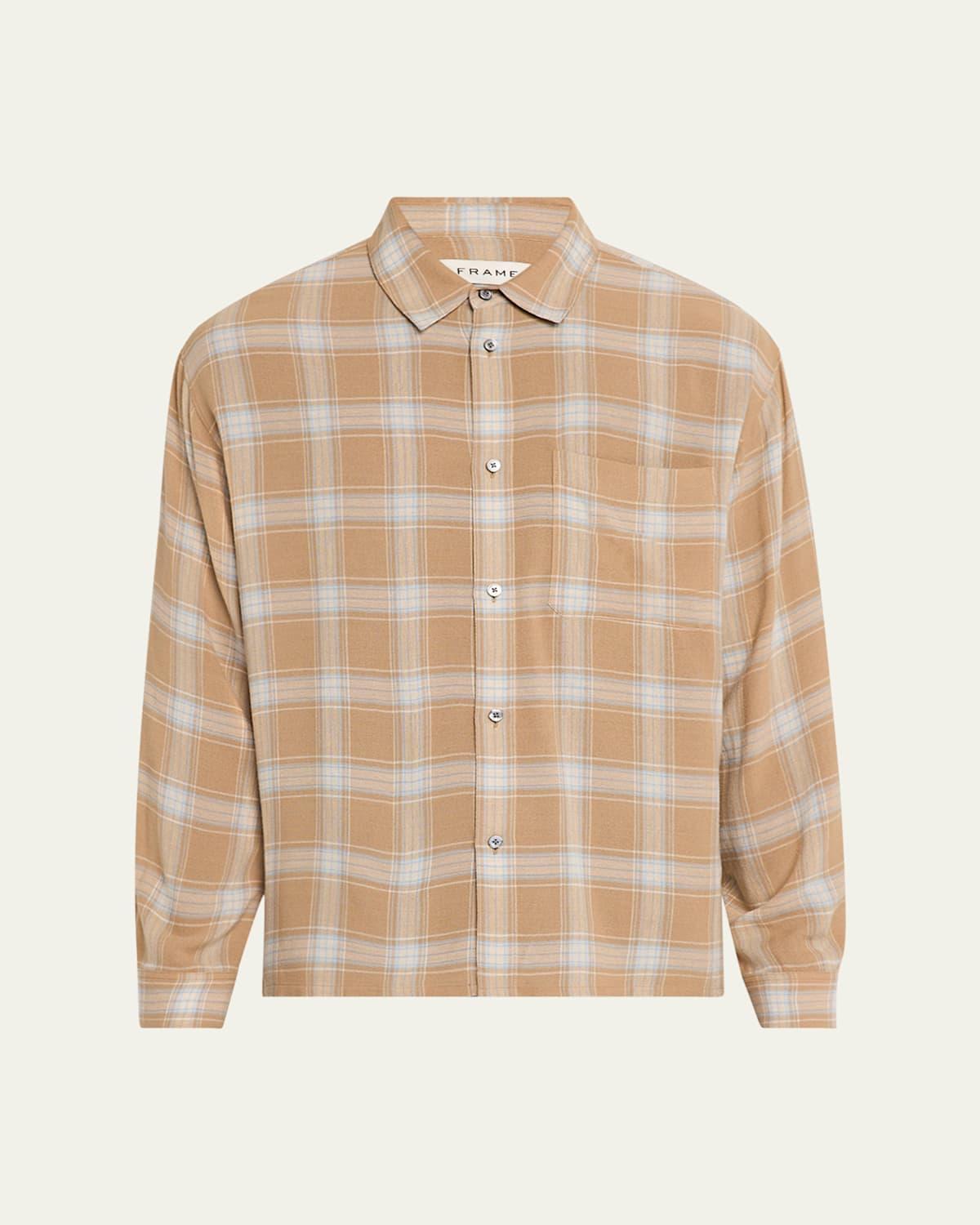 Frame Mens Long Sleeve Printed Overshirt Product Image