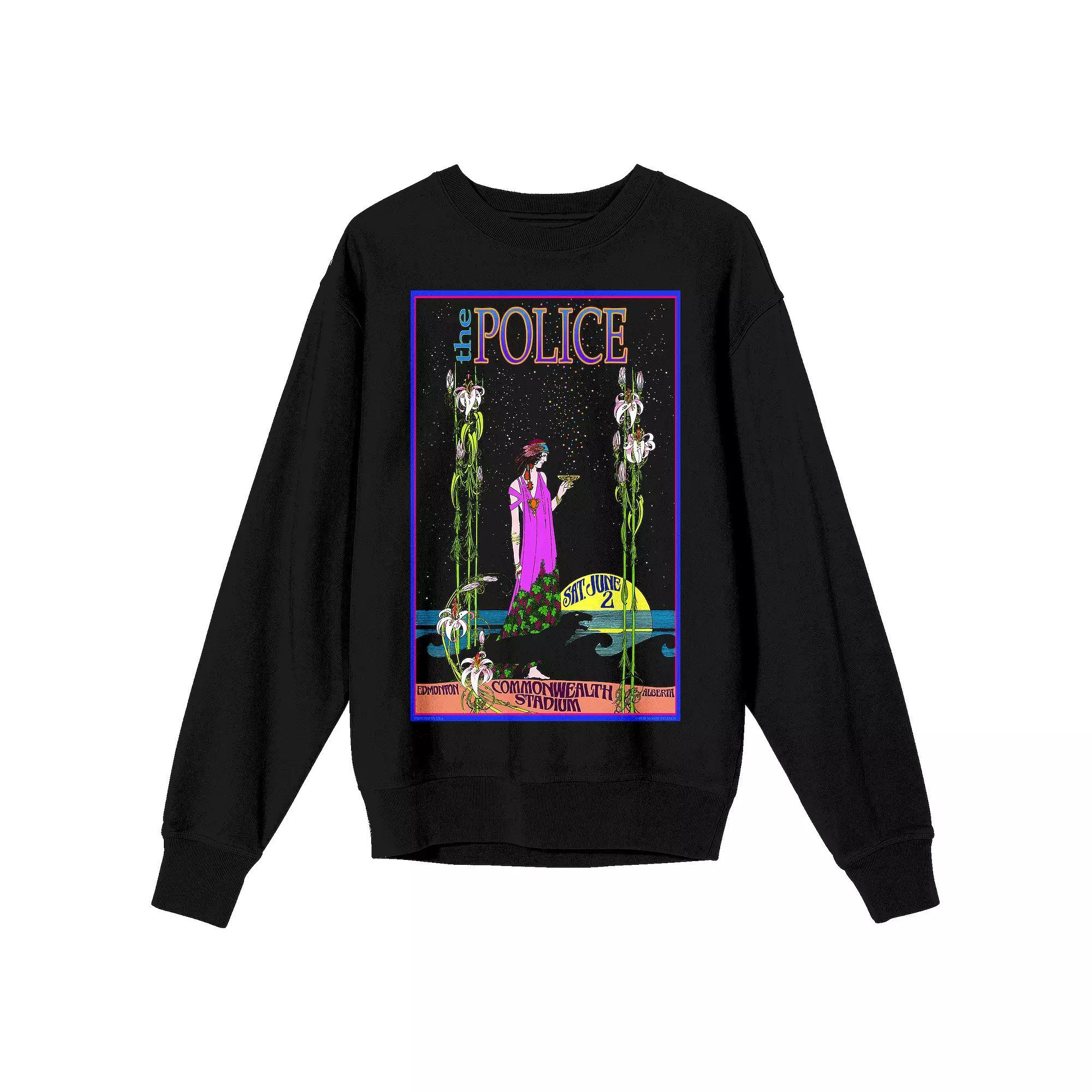 Mens The Police Bob Masse Poster Long Sleeve Graphic Tee Product Image