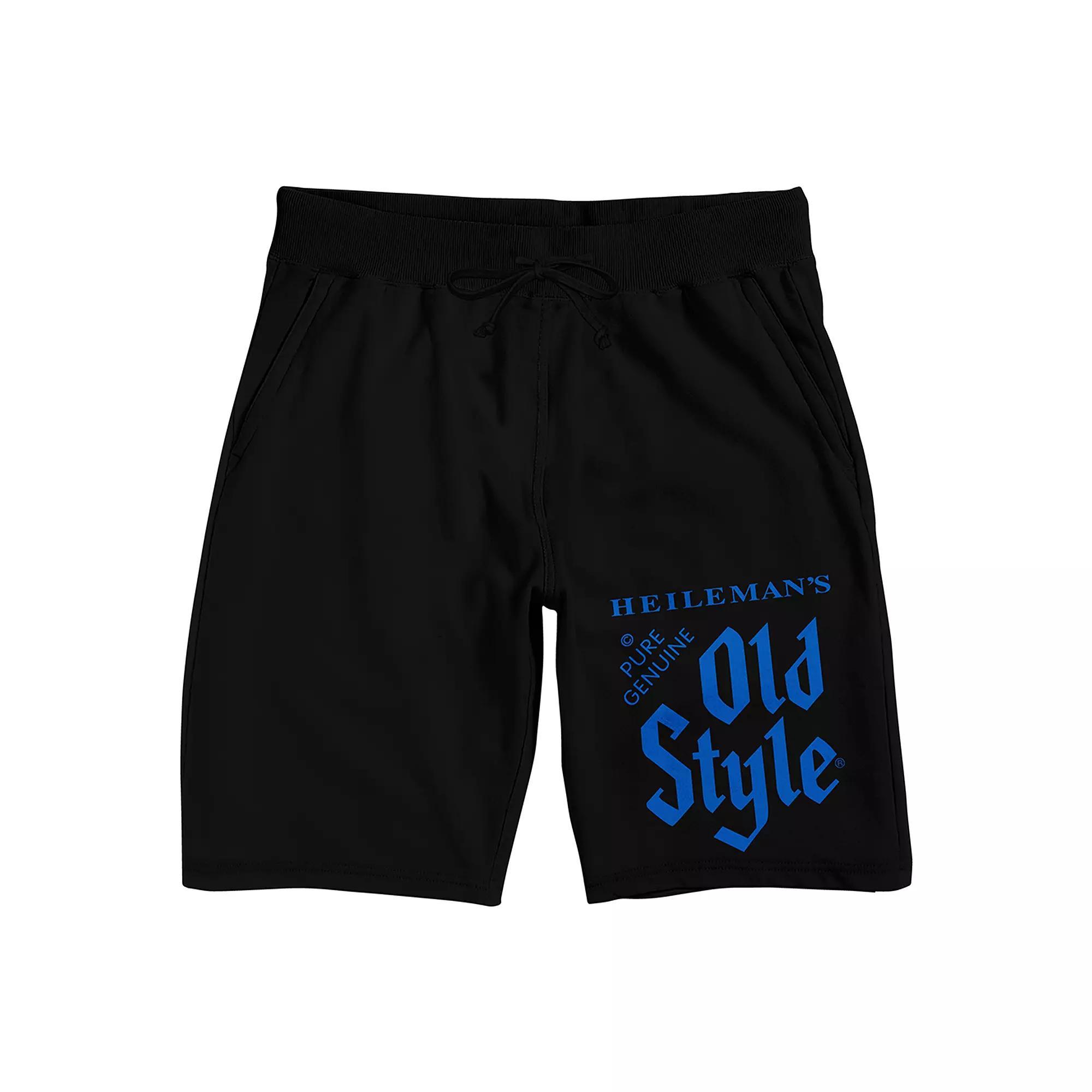 Men's Heileman's Old Style Pajama Shorts, Size: XXL, Black Product Image