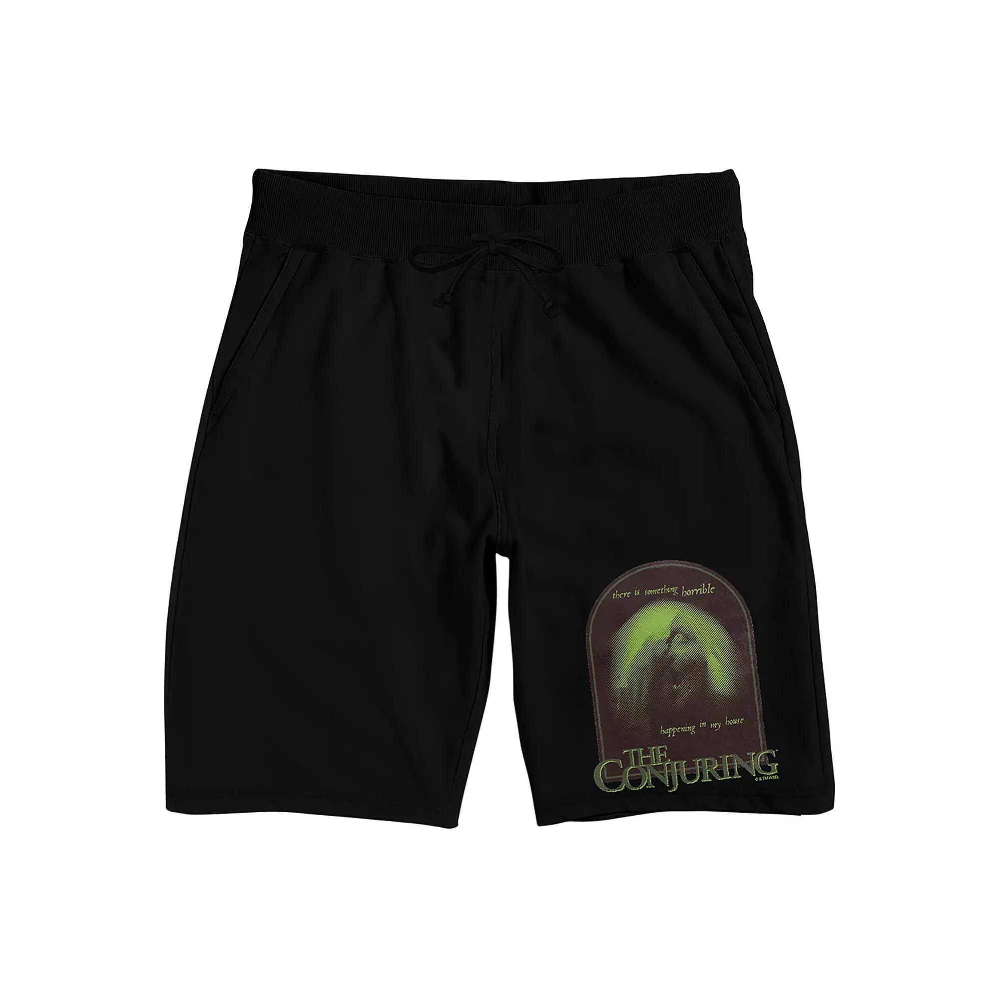 Men's The Conjuring Pajama Shorts, Size: Small, Black Product Image
