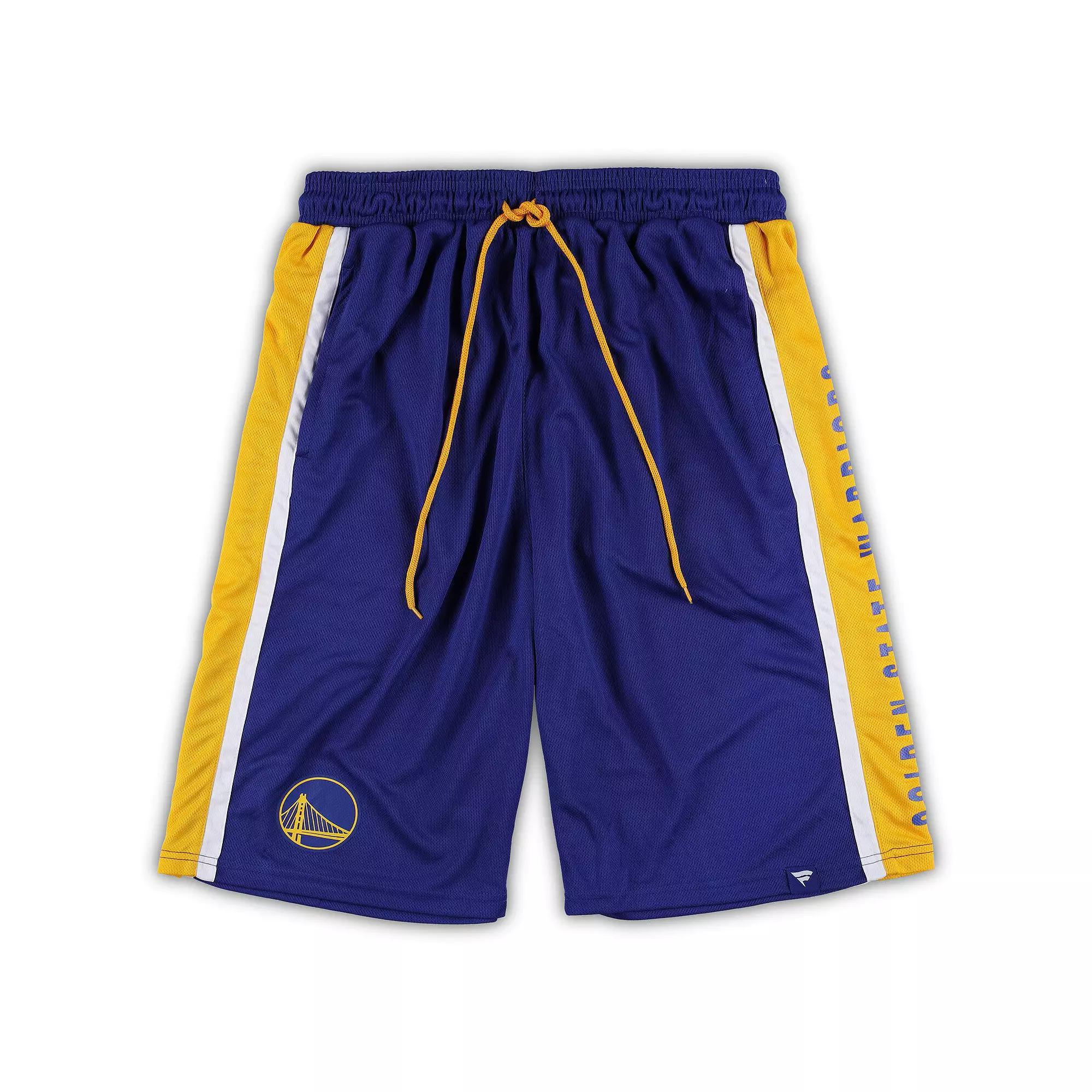 Men's Fanatics Branded Royal Golden State Warriors Big & Tall Referee Iconic Mesh Shorts, Size: 2XLT, Blue Product Image