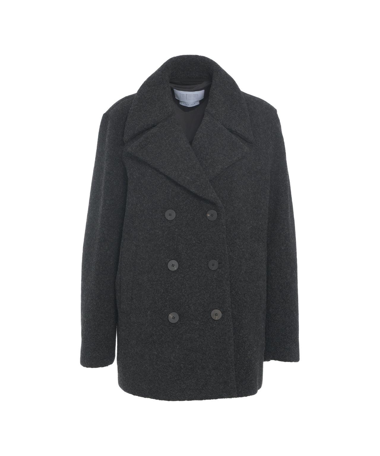 Knit bouclé peacoat Product Image