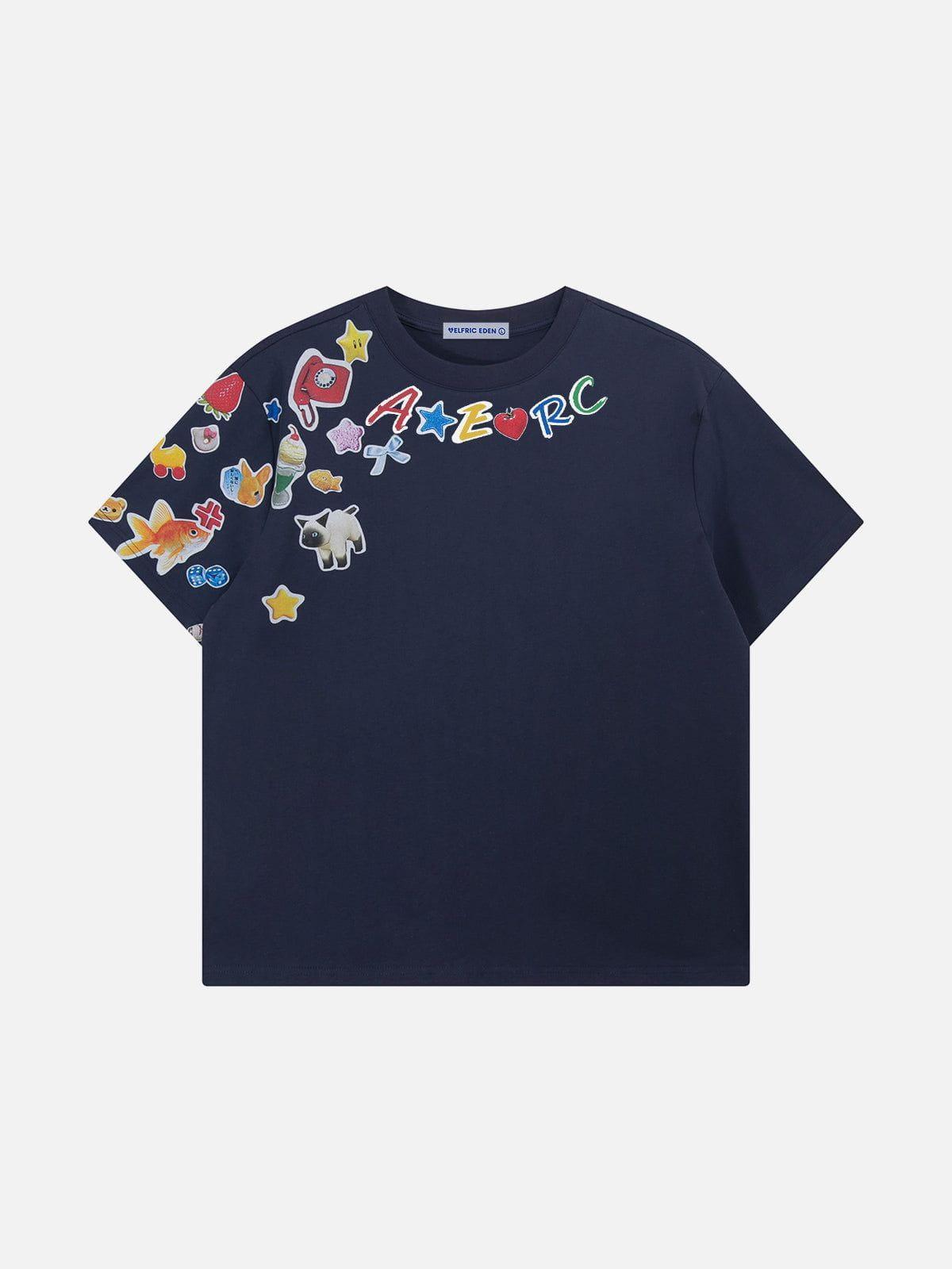 Aelfric Eden Sticker Print Tee Product Image
