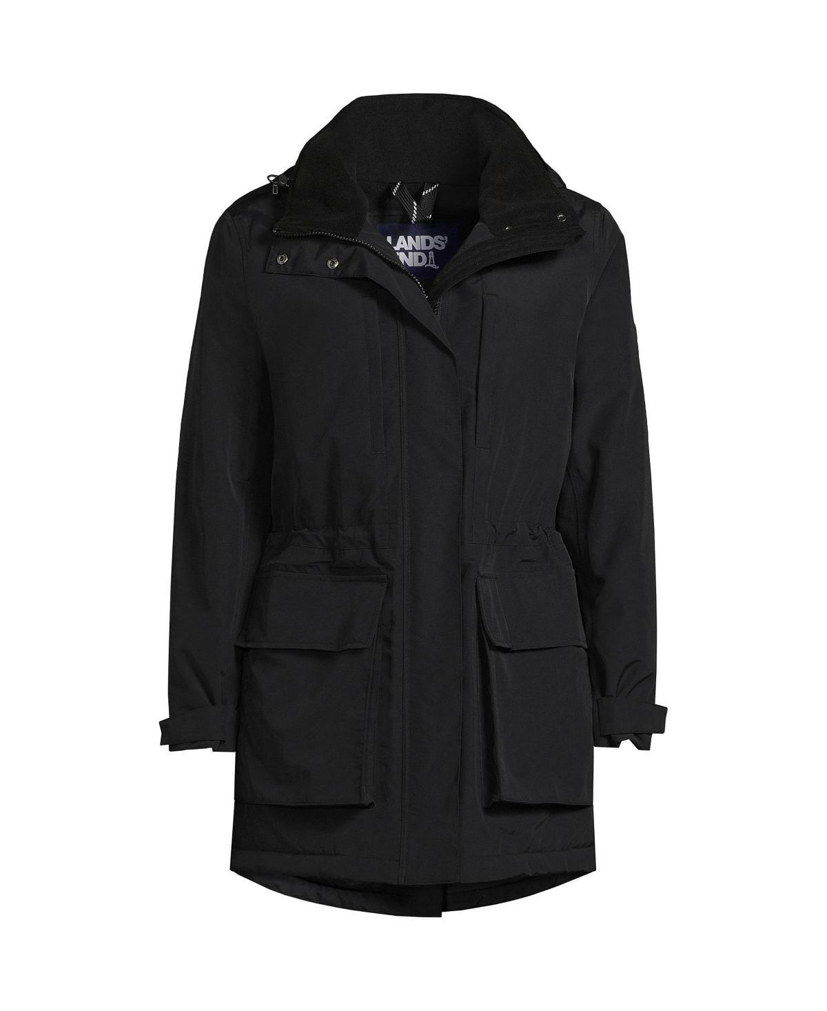Petite Lands' End Squall Waterproof Insulated Parka, Women's, Size: XS Petite, Black Product Image