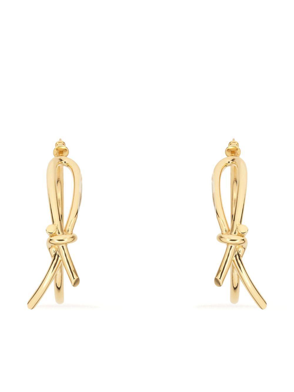 asymmetric bow earrings Product Image