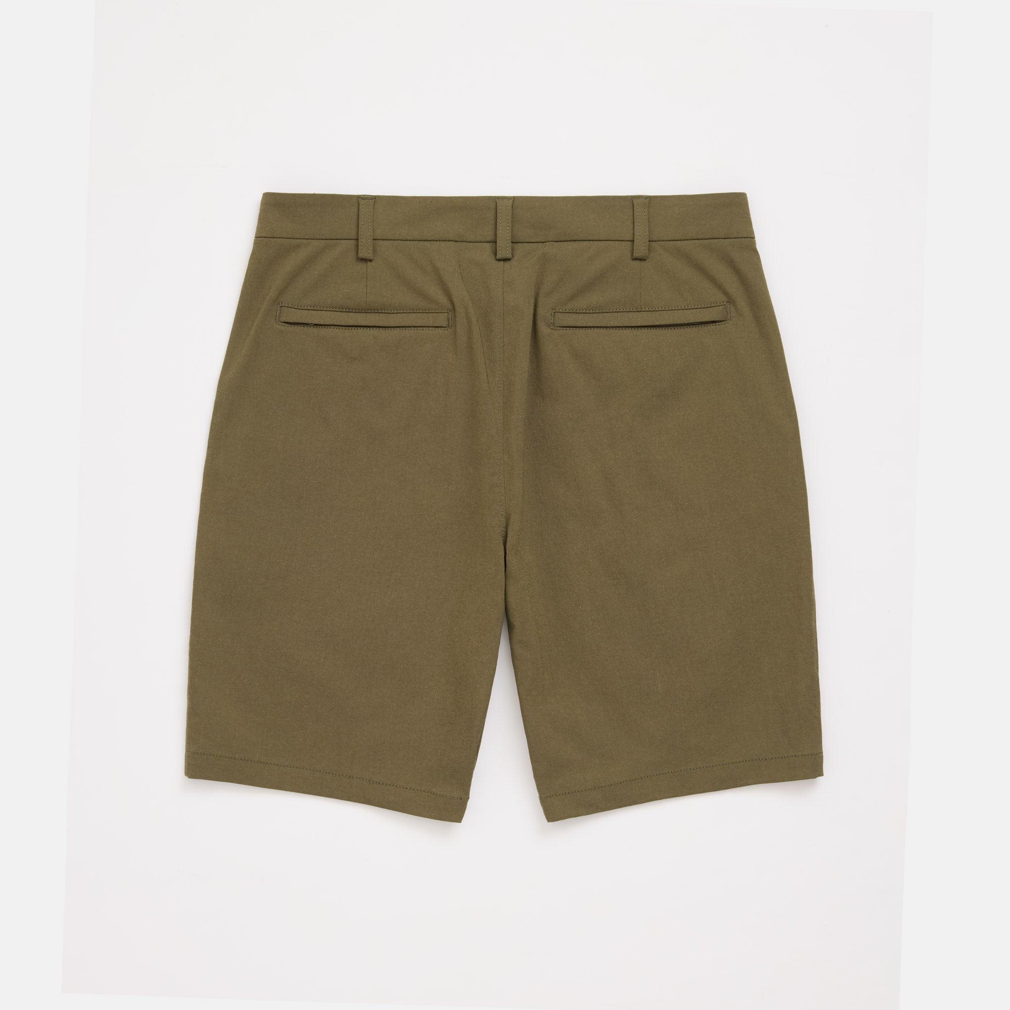 Merino Wool Stretch Tech Shorts | Black Product Image