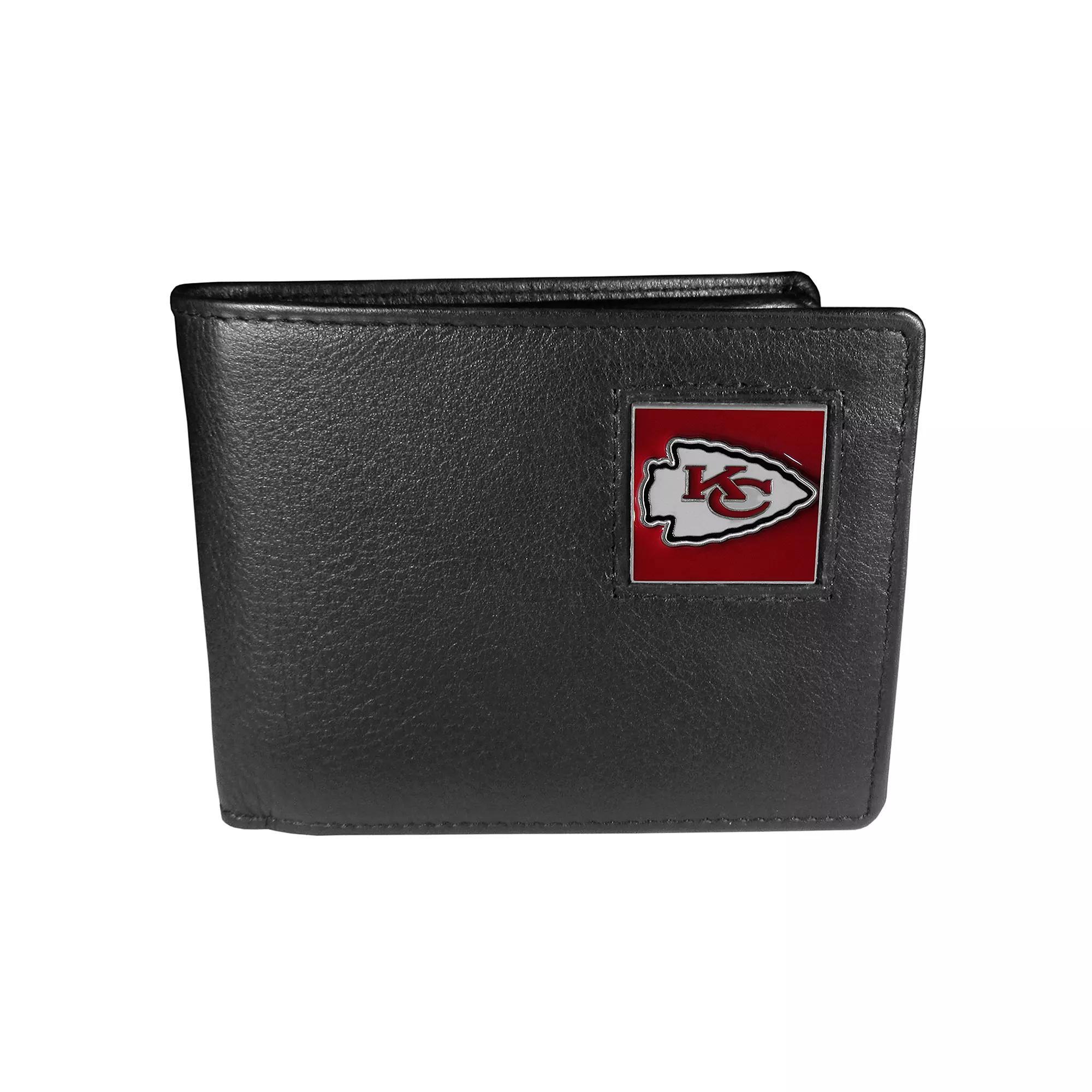 Men's Kansas City Chiefs Bifold Wallet, Black Product Image