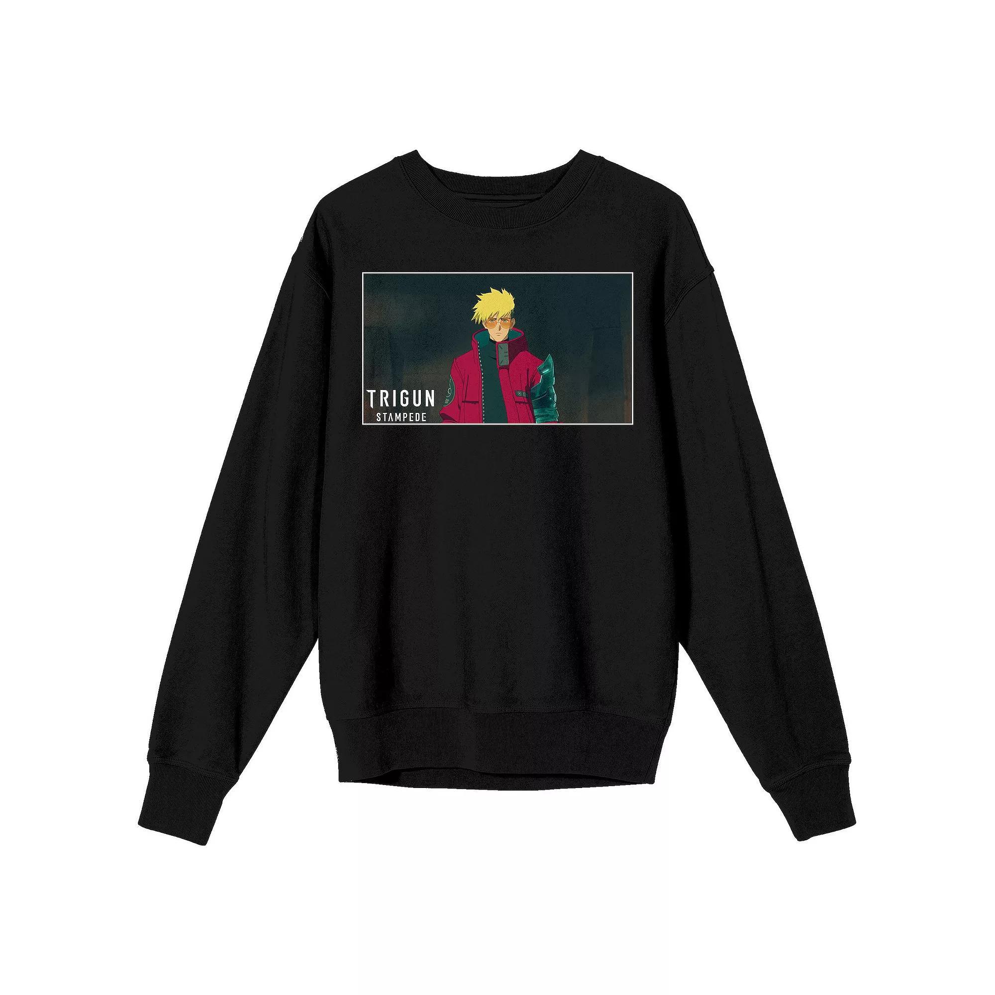 Men's Trigun Stampede Vash Screen Long Sleeve Graphic Tee, Size: Medium, Black Product Image