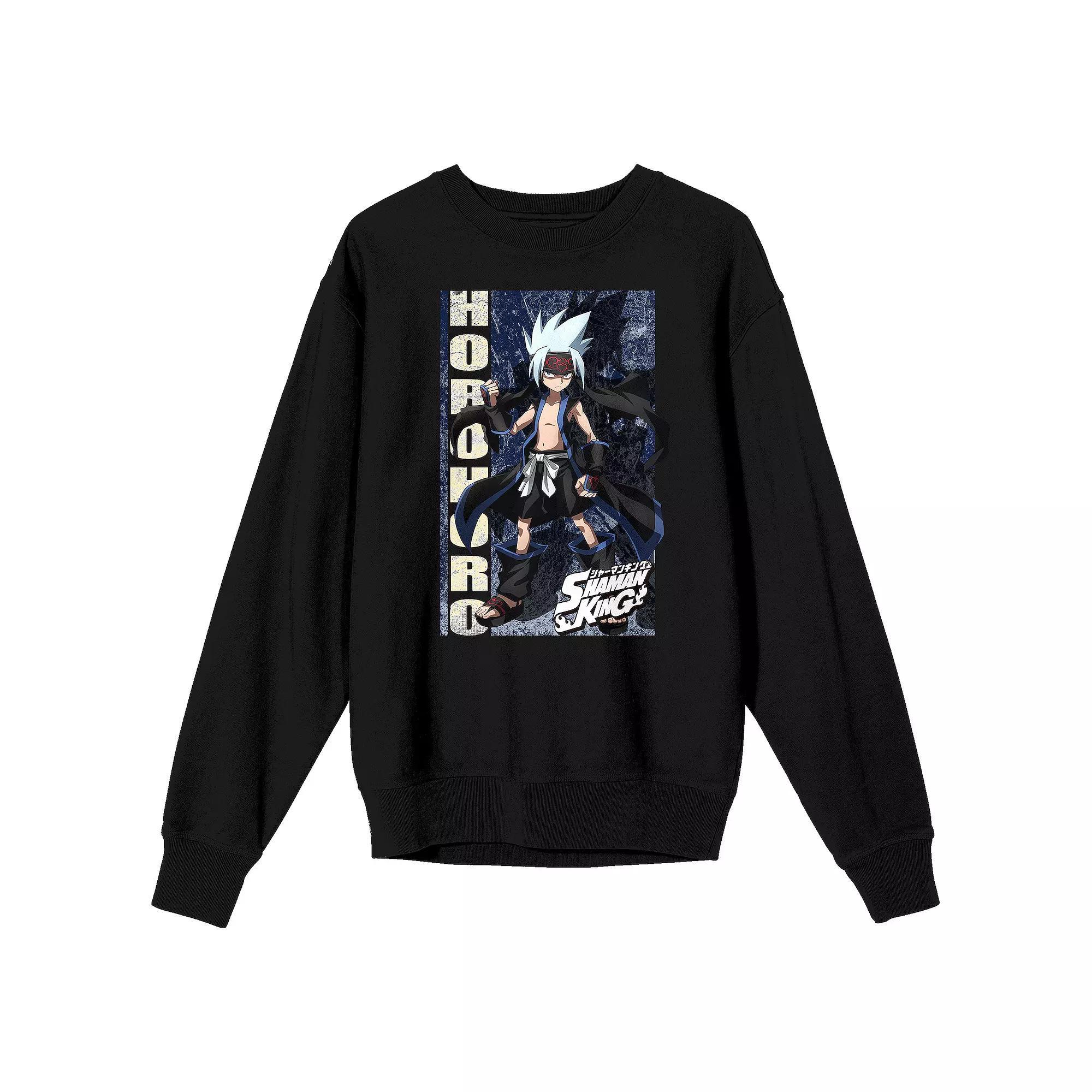 Men's Shaman King Horohoro Sweatshirt, Size: Small, Black Product Image