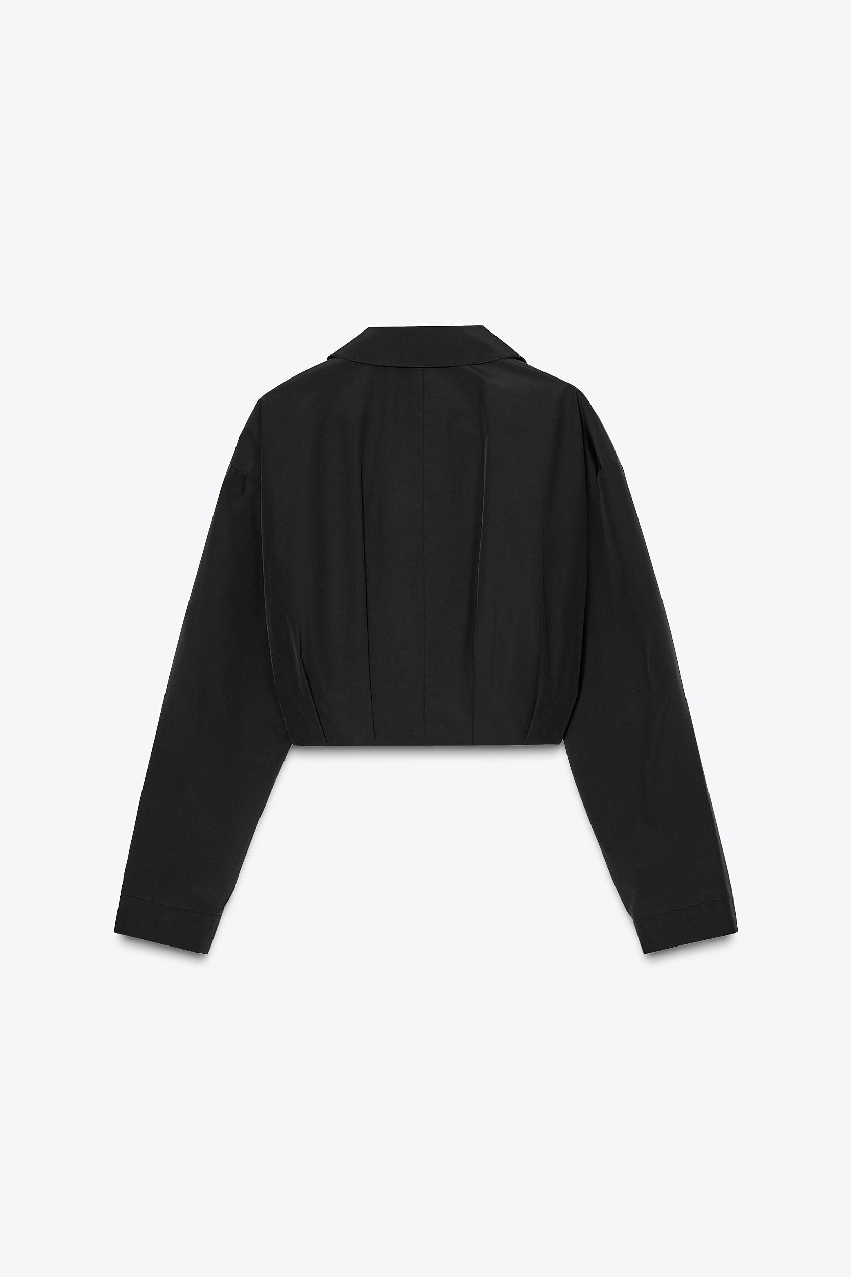 PLEATED CROPPED JACKET Product Image
