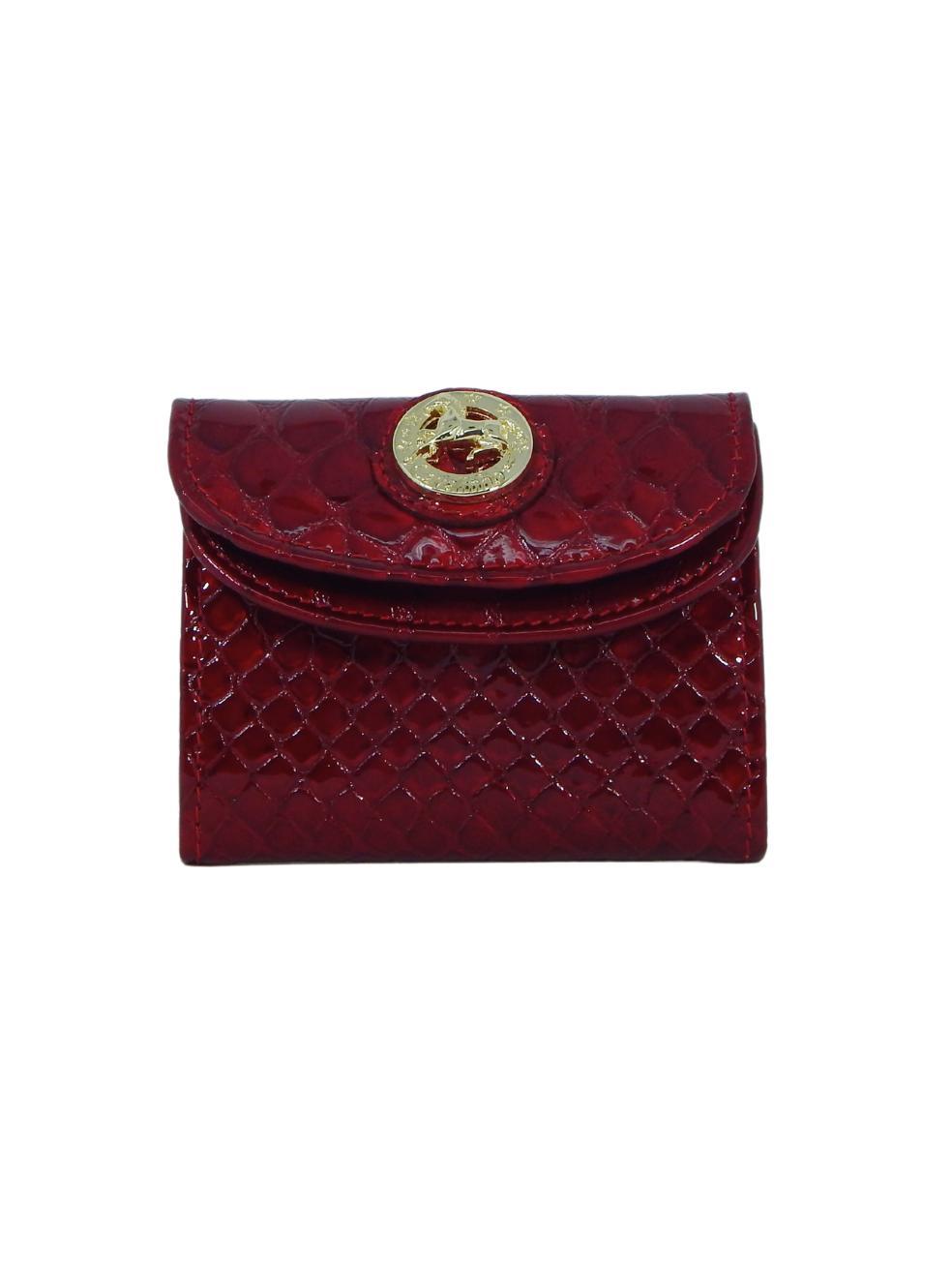 Gallop Compact Patent Leather Wallet Product Image