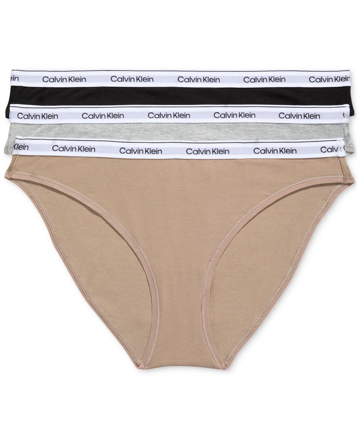 Calvin Klein Women's Modern Logo 3-Pack Bikini - Multi - S Product Image
