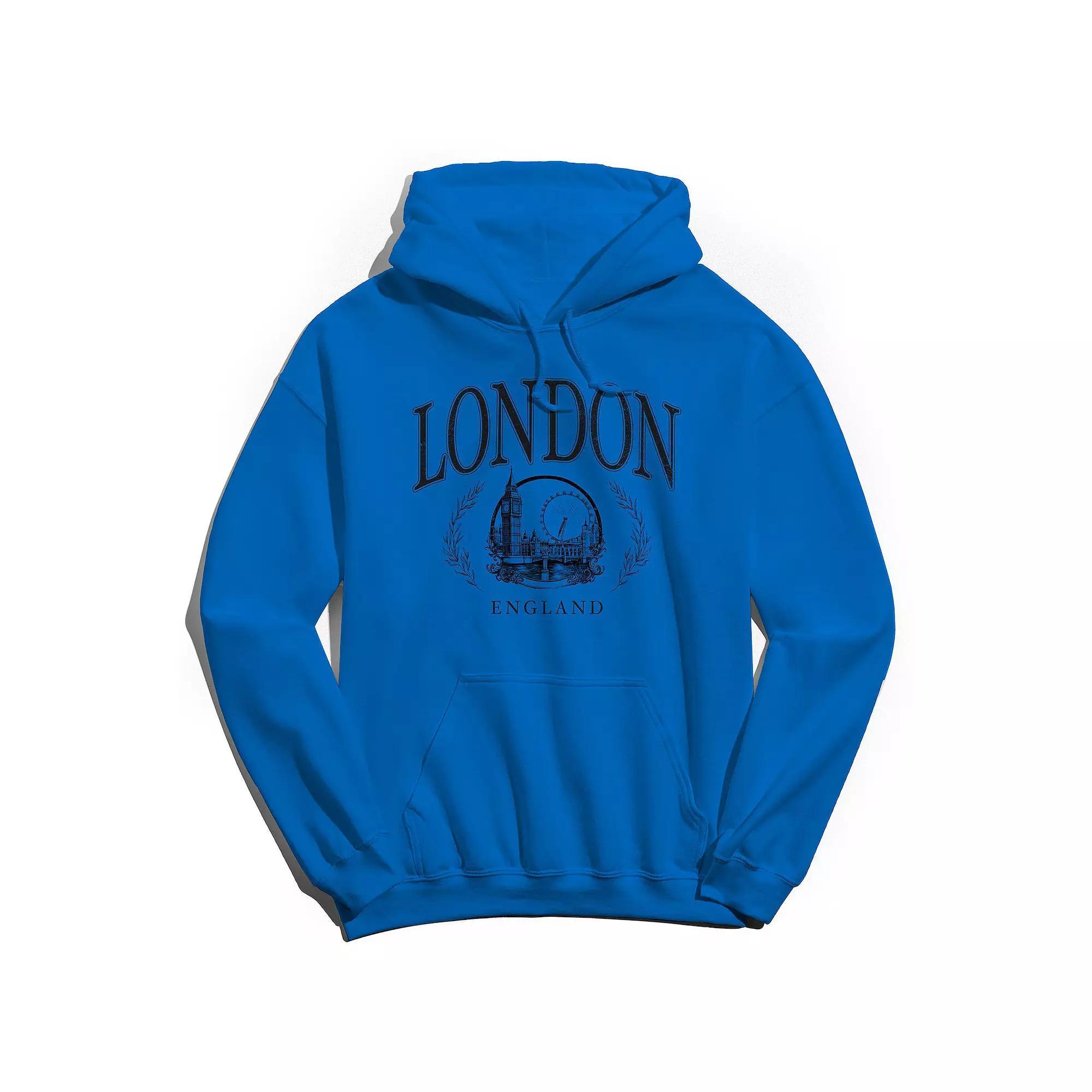 Men's London Hoodie, Size: Large, Royal Product Image