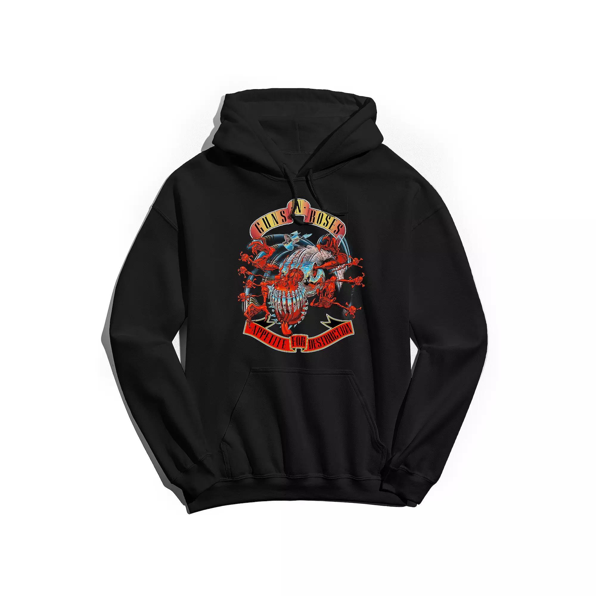 Mens Guns n Roses Appetite Creature Hoodie Product Image