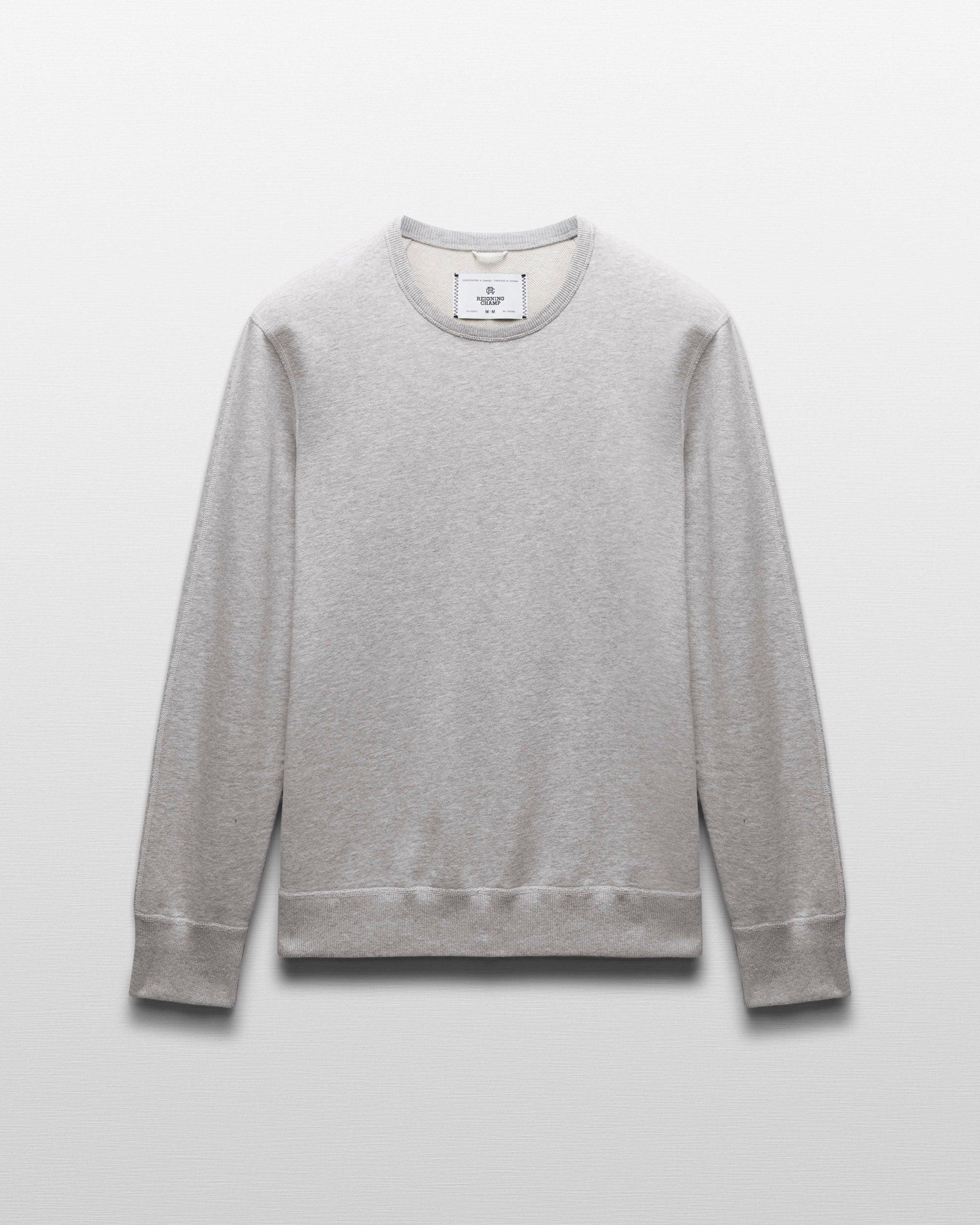 Midweight Terry Slim Crewneck Male Product Image