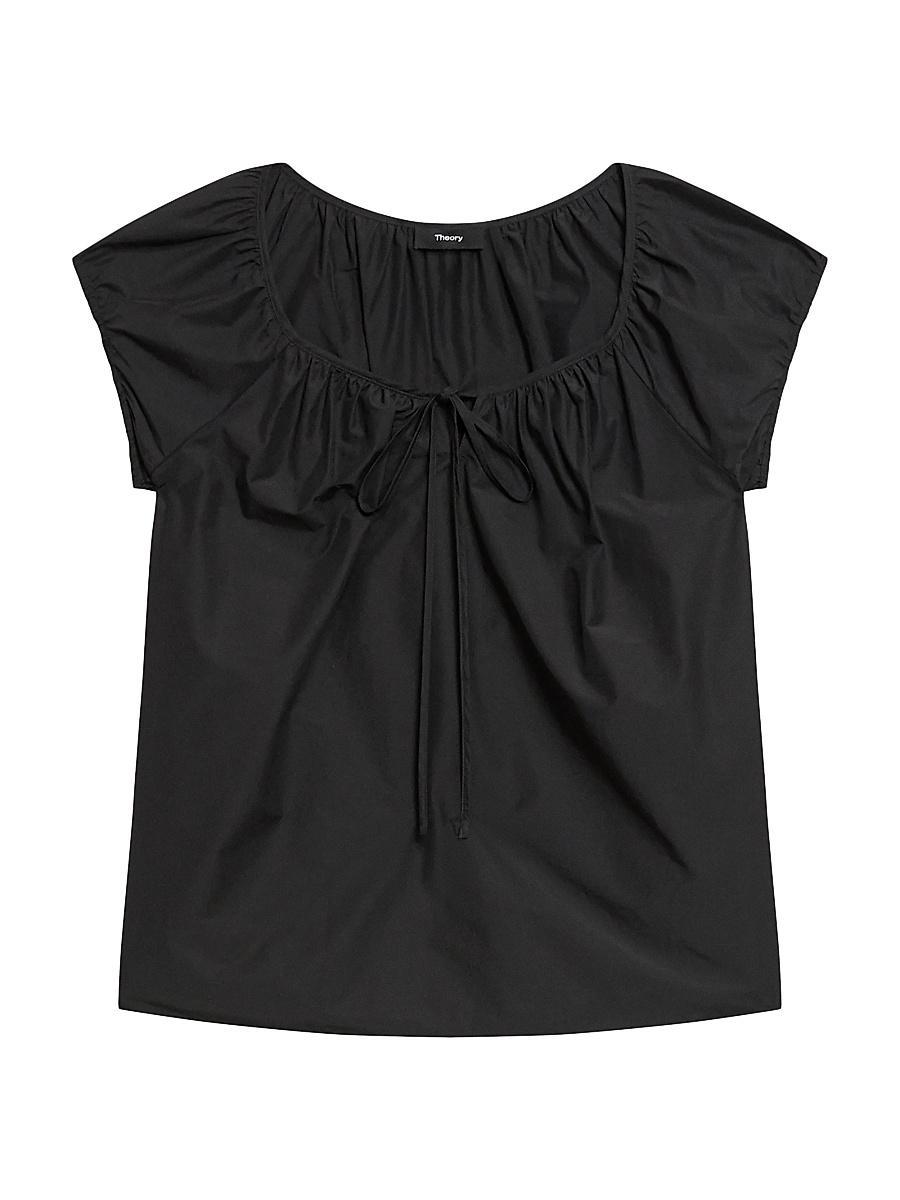 Womens Soft Lawn Easy-Tie Blouse Product Image