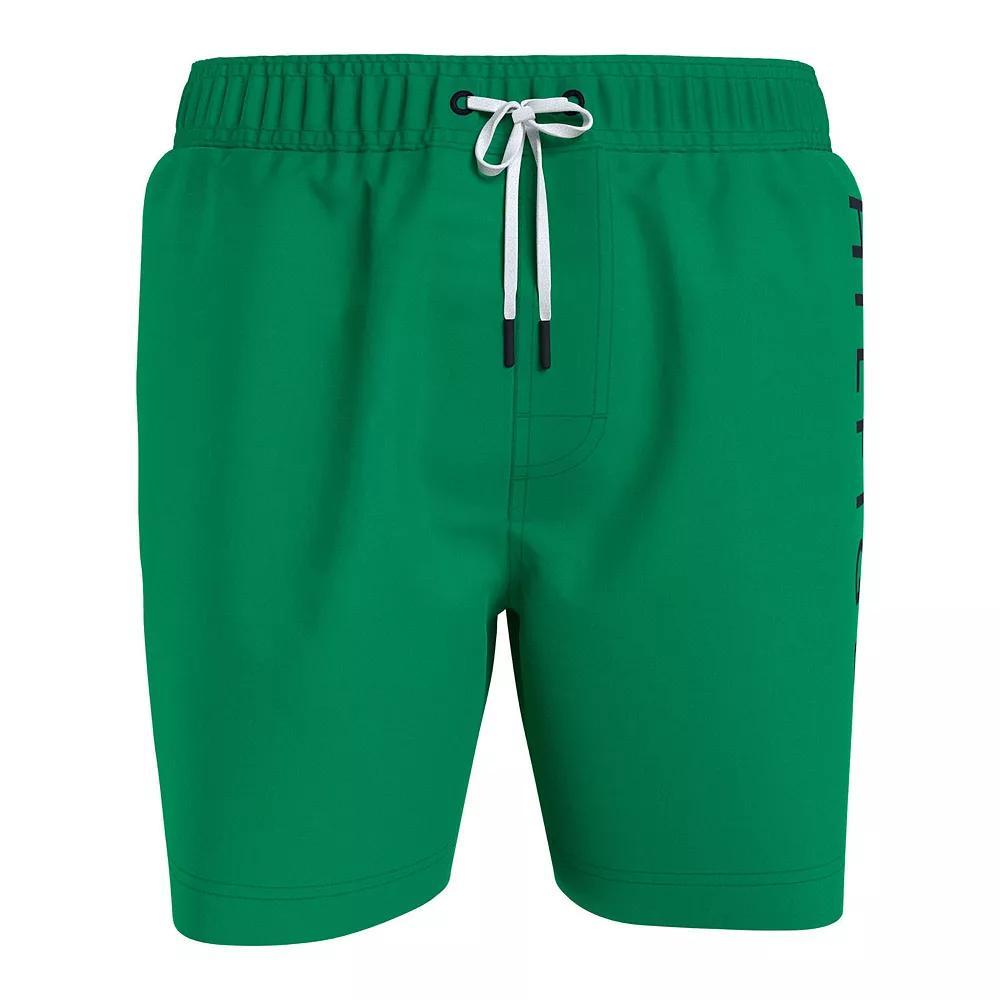 Mens Tommy Hilfiger 7 Logo Swim Trunks Pink Product Image