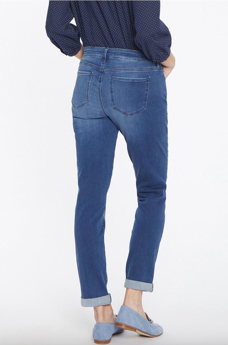 Margot Girlfriend w/ Rolled Cuff - Heron Product Image