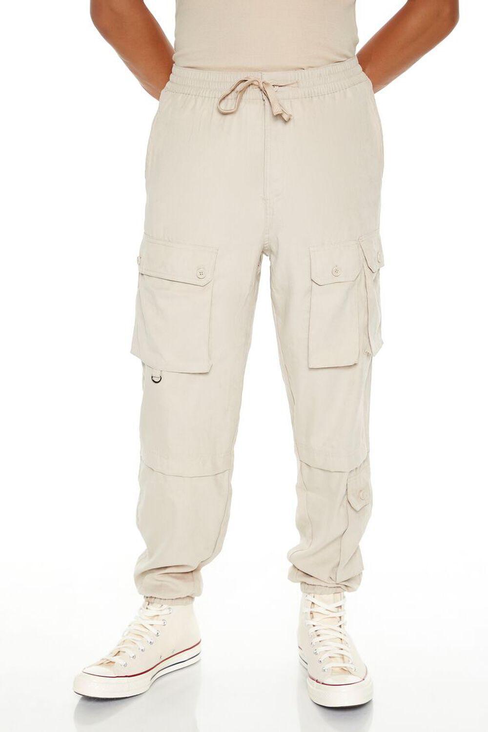 Cargo Drawstring Joggers | Forever 21 Product Image