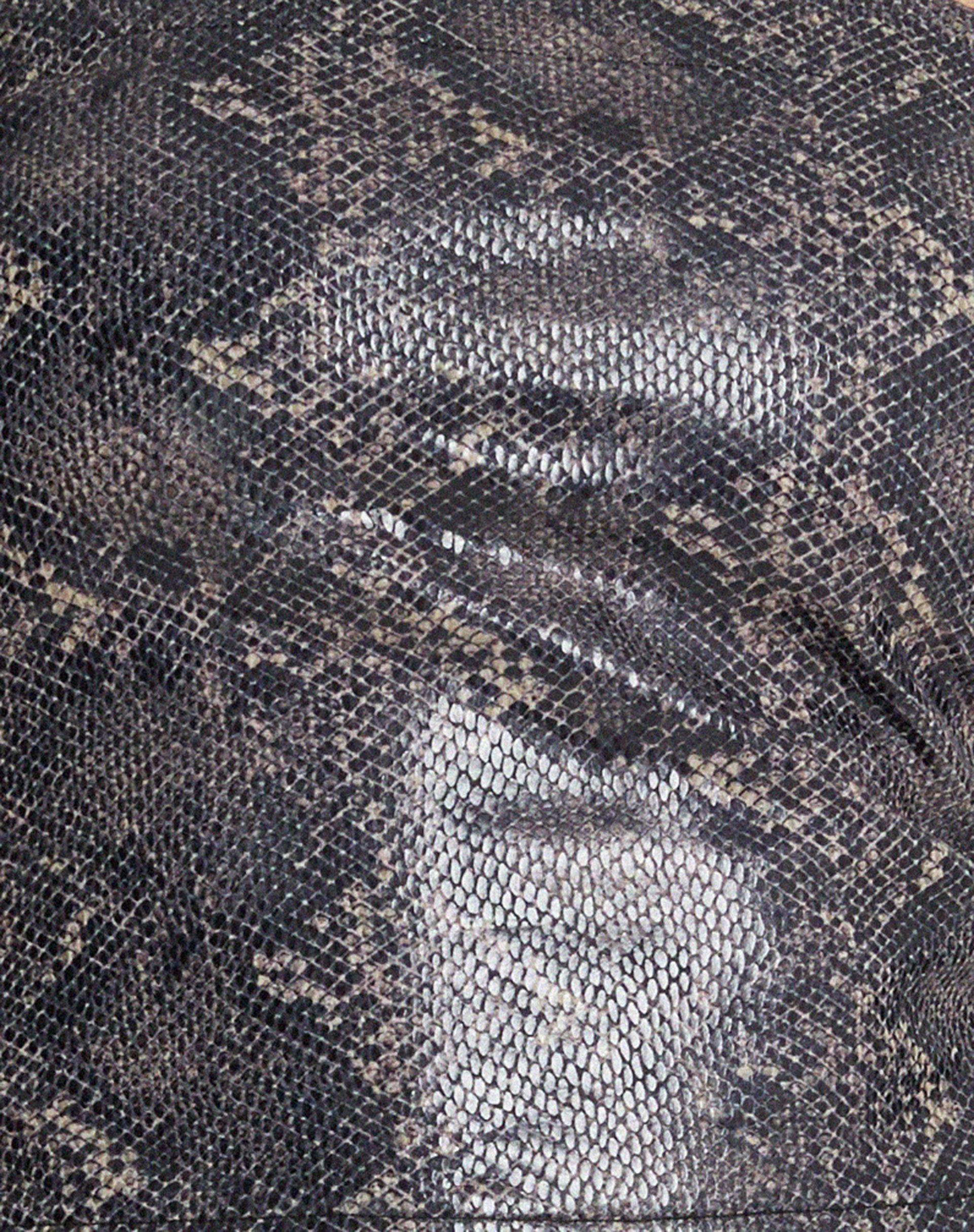 Ina Mini Skirt in PU Snake Skin Tan Product Image