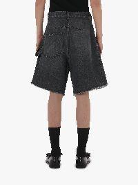 TWISTED WORKWEAR DENIM SHORTS in grey | JW Anderson US  Product Image