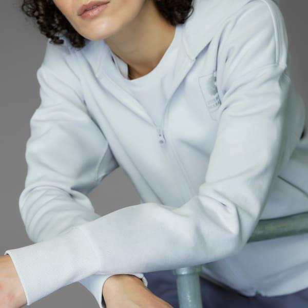 adidas Boston Marathon SS25 Full-Zip Hoodie Dash Grey S Womens Product Image