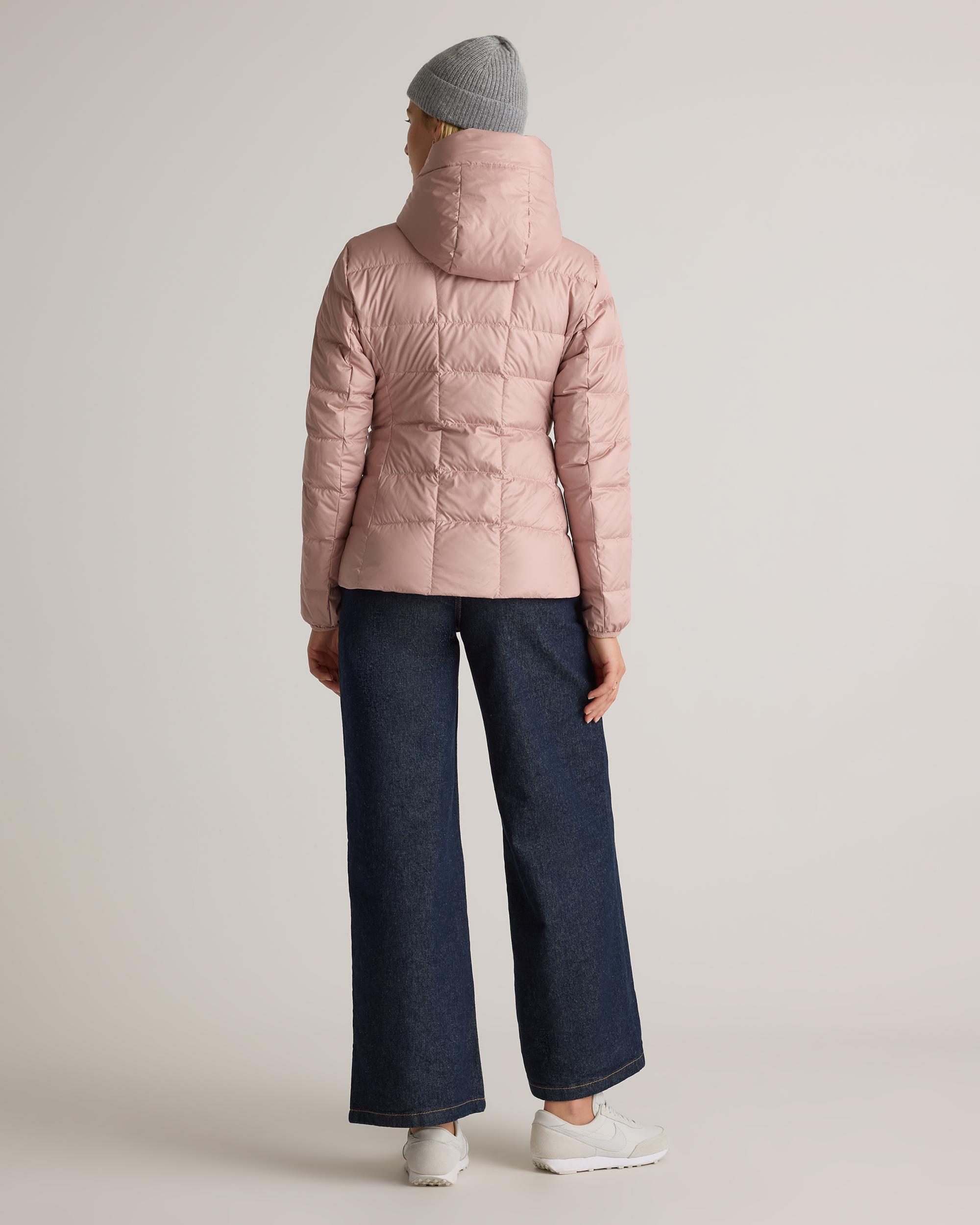 Quince | Women's Lightweight Down Packable Puffer Hooded Jacket Recycled Polyester Product Image