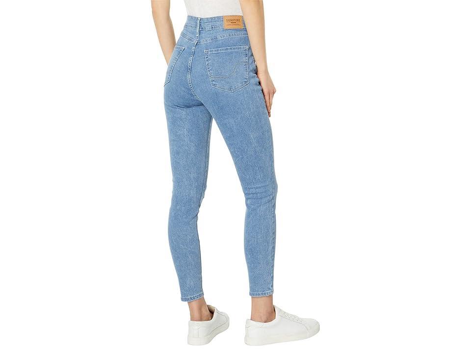 Signature by Levi Strauss & Co. Gold Label High-Rise Shaping Skinny Jeans (Light Indigo) Women's Jeans Product Image