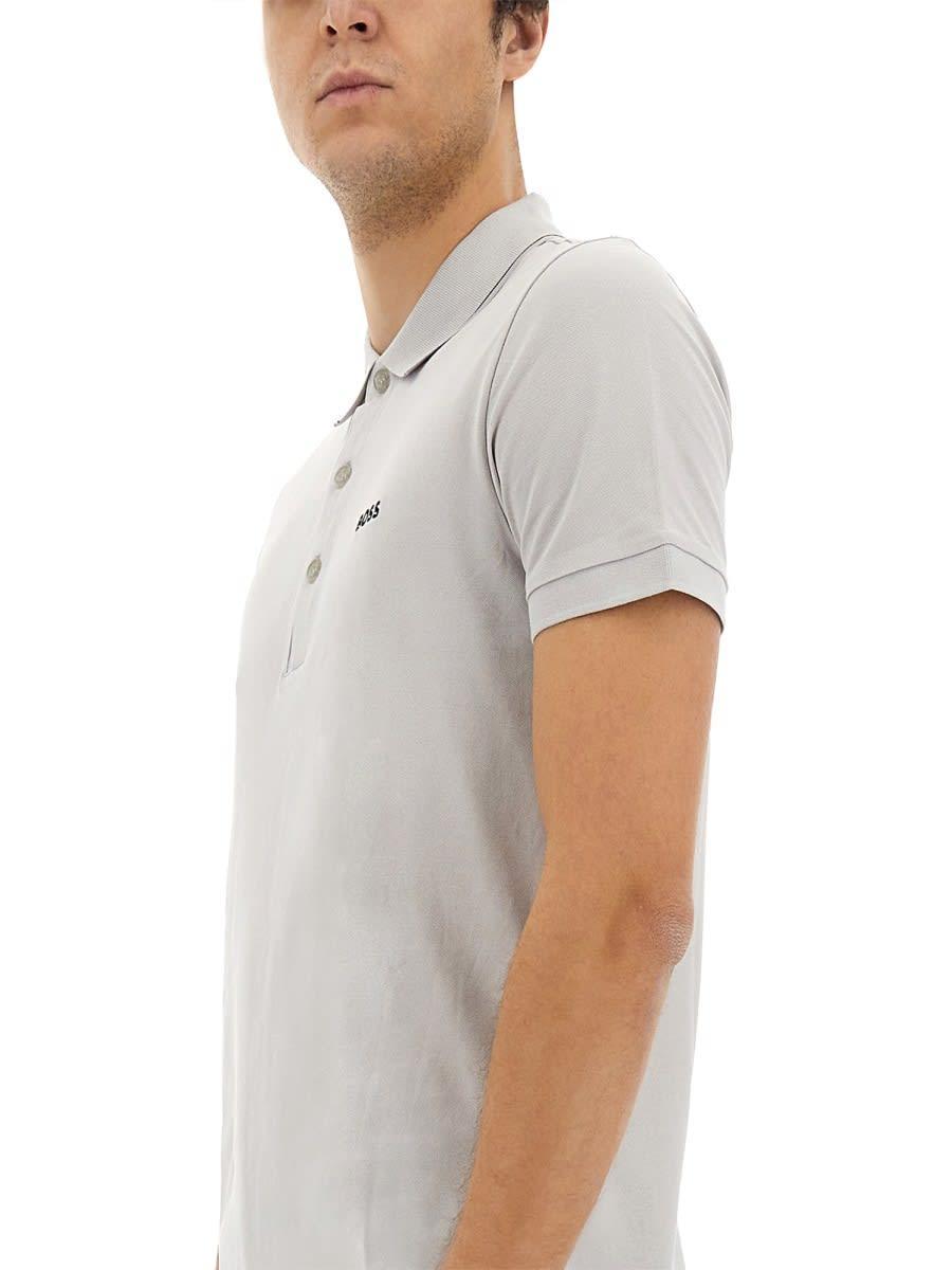 HUGO BOSS Polo Paule 4 In Grey Product Image