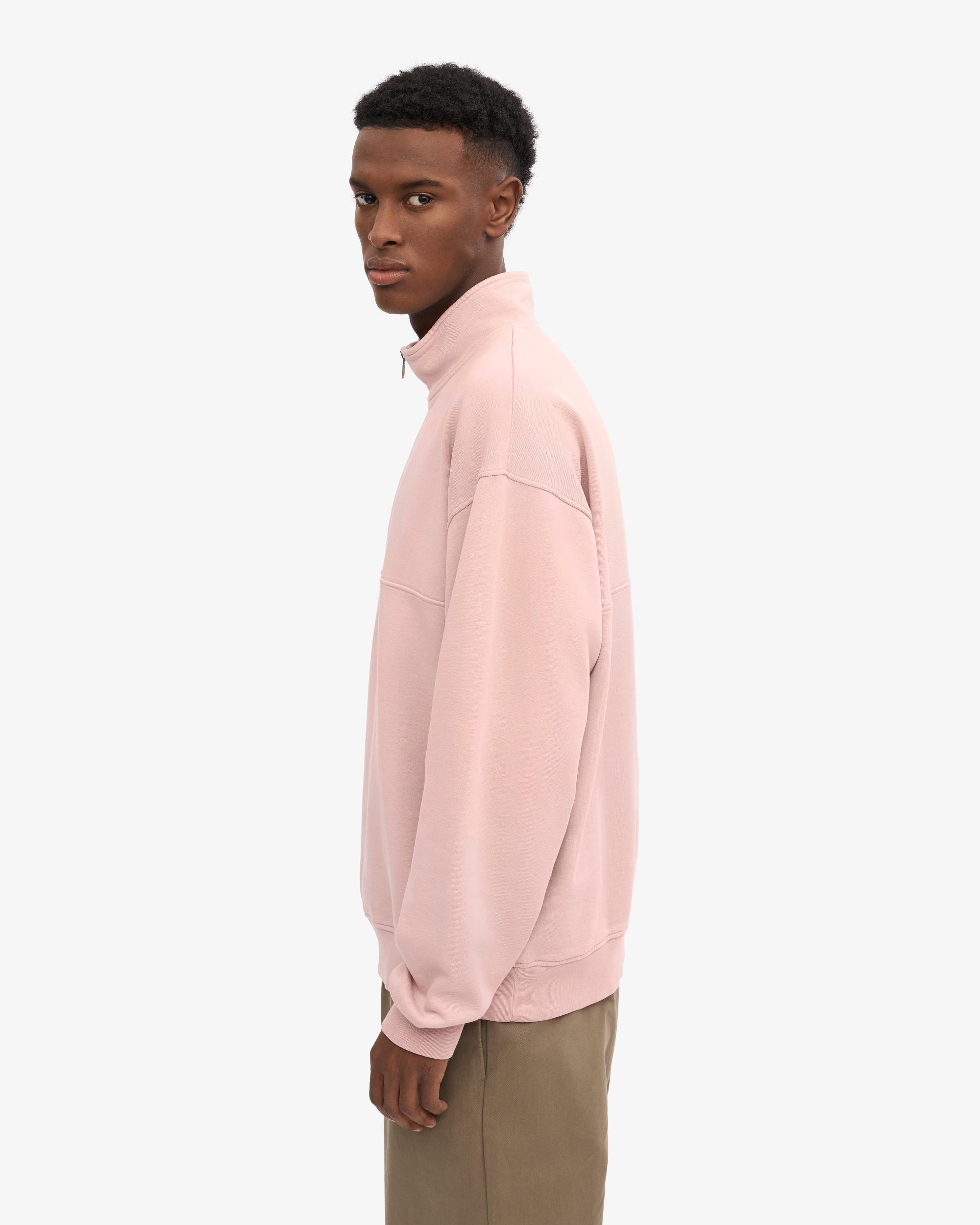 Organic Quarter Zip - Soft Lavender Product Image