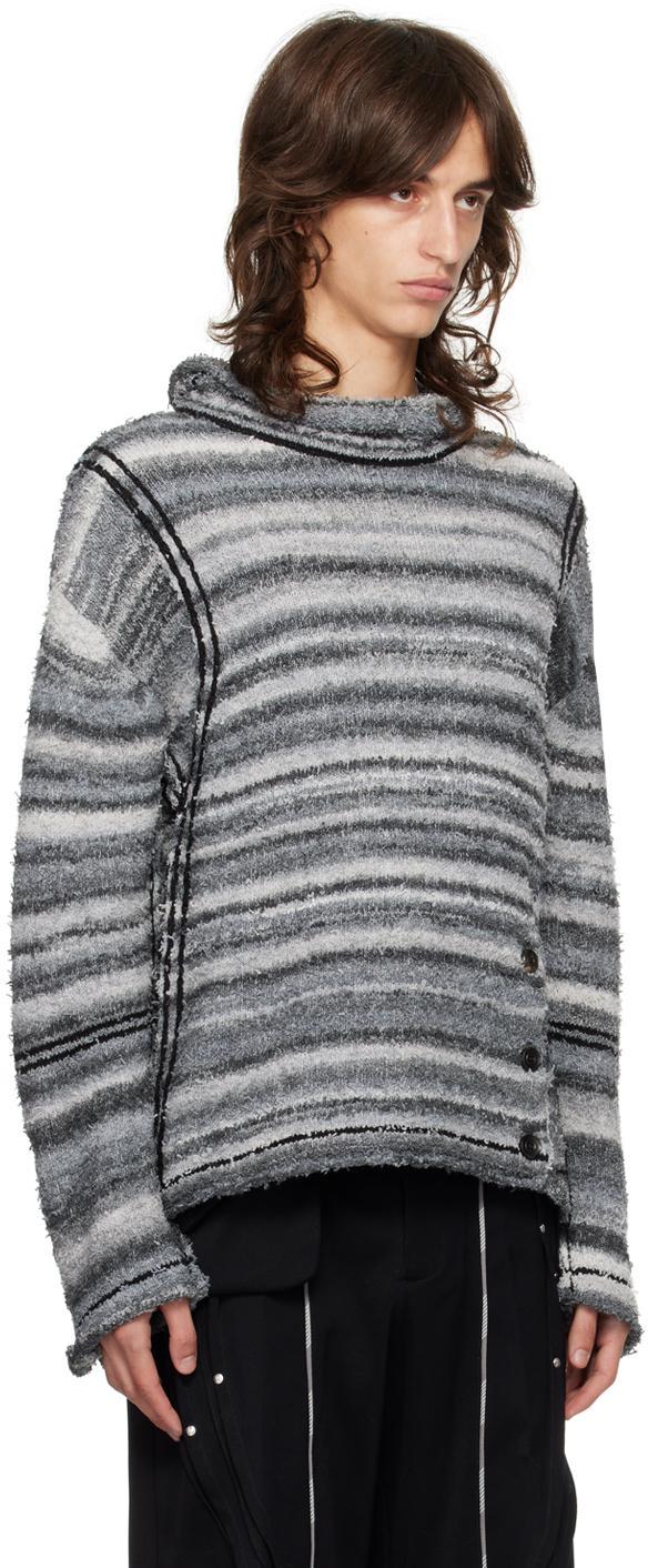 KIKO KOSTADINOV Striped Jumper In Grey Product Image