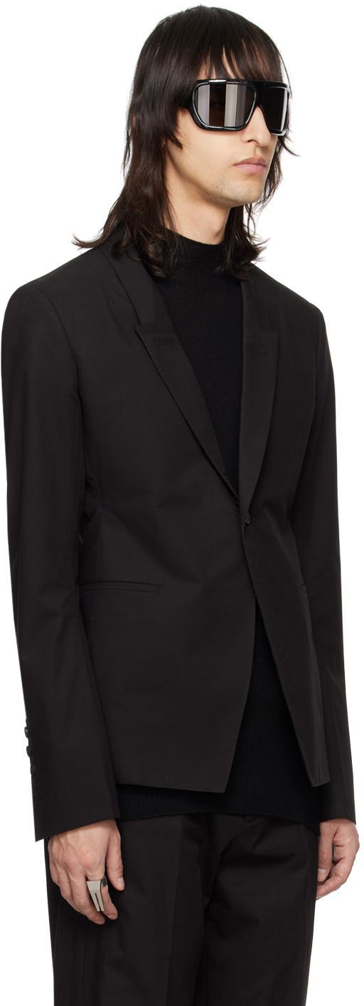 RICK OWENS Black 73cms Soft Blazer Product Image