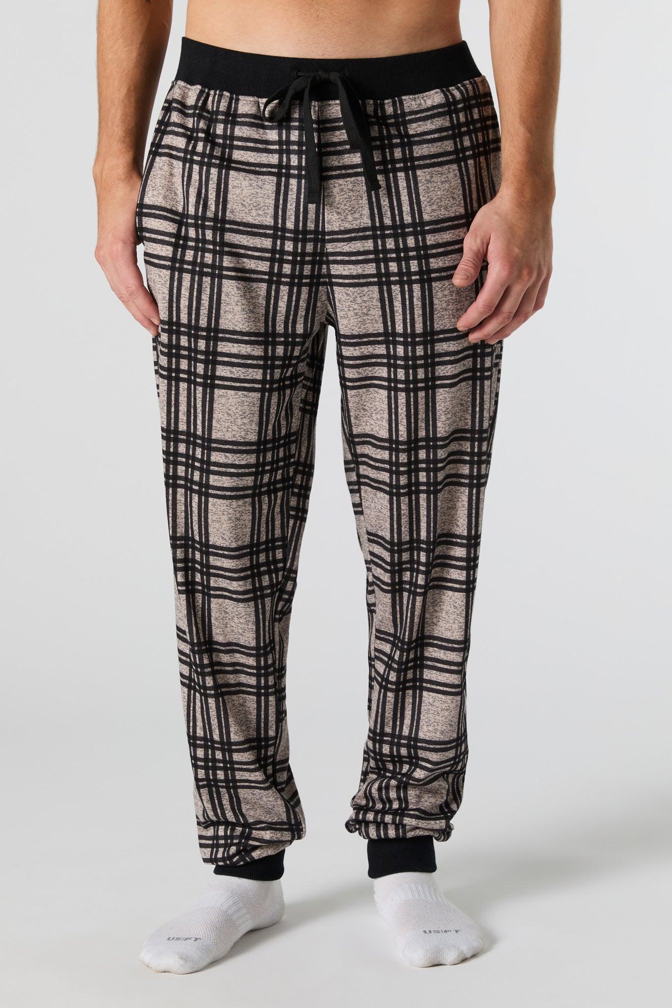 Plaid Pajama Jogger Male Product Image