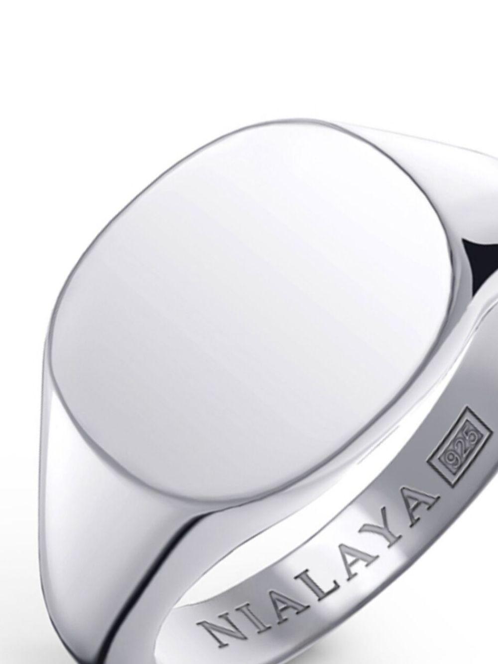 logo-engraved signet ring Product Image
