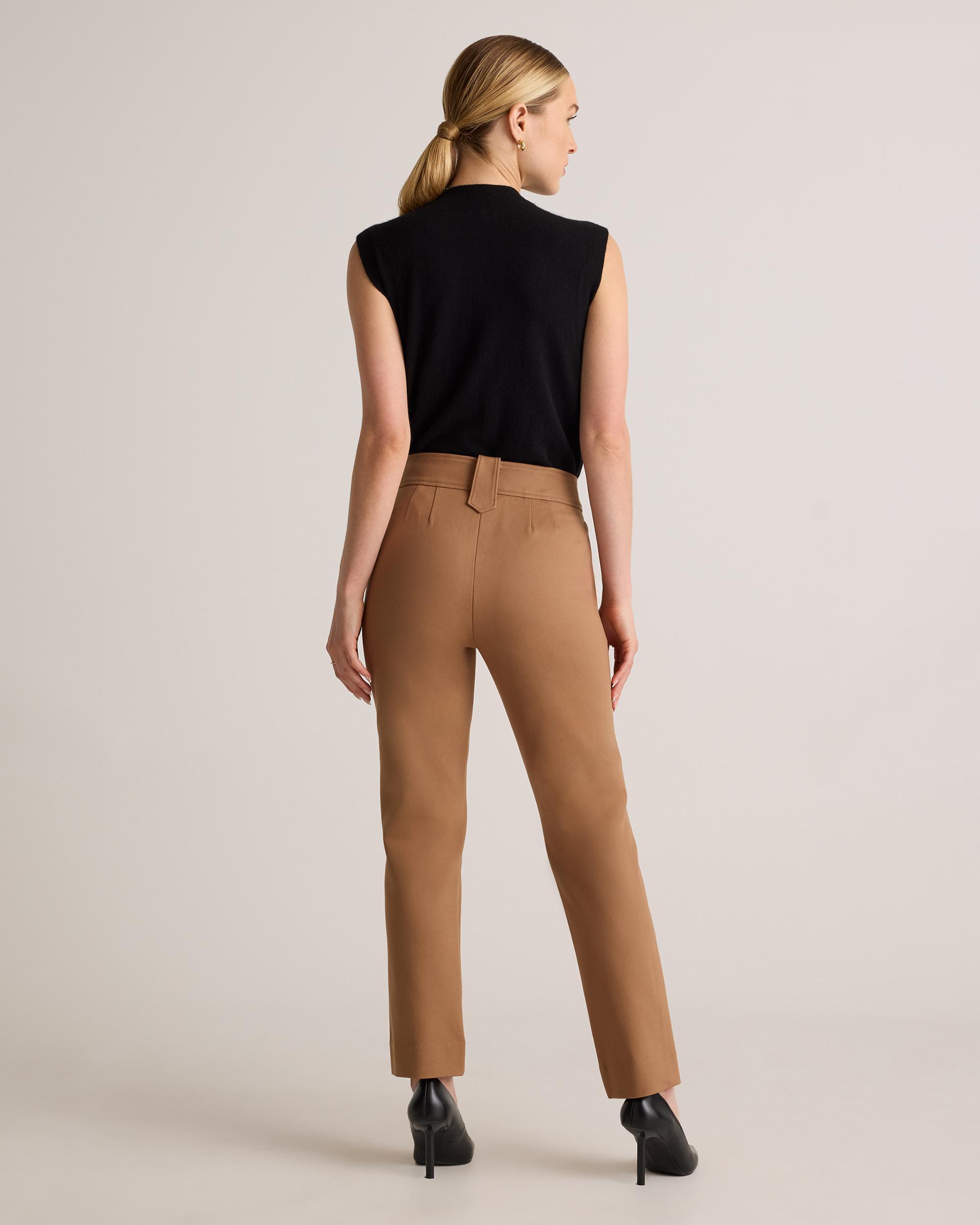 Quince | Women's Ultra-Stretch Ponte Straight Leg Mariner Pants Rayon Product Image