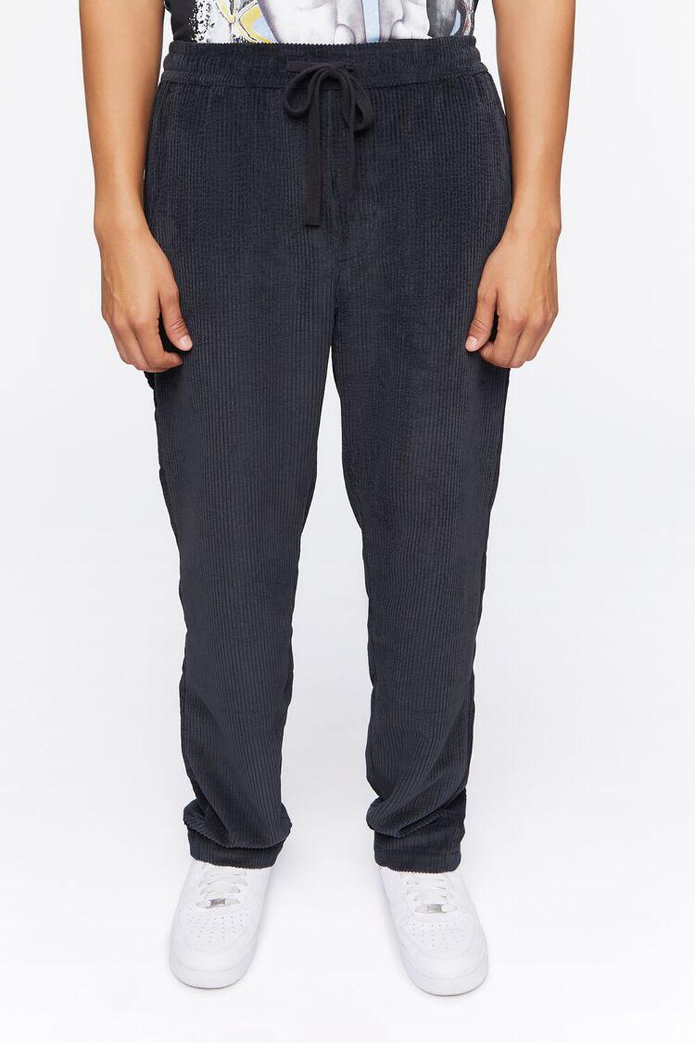 Ribbed Drawstring Pants | Forever 21 Product Image