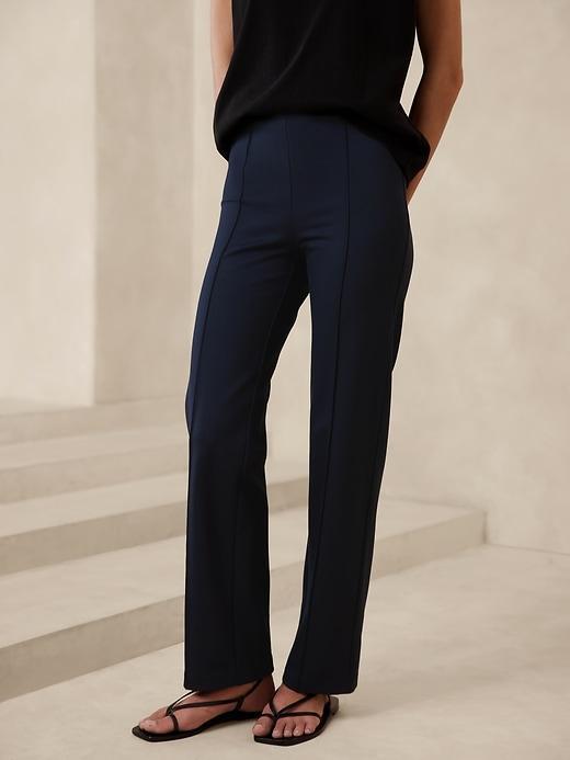 High-Rise Straight Everywhere Ponte Pant Product Image