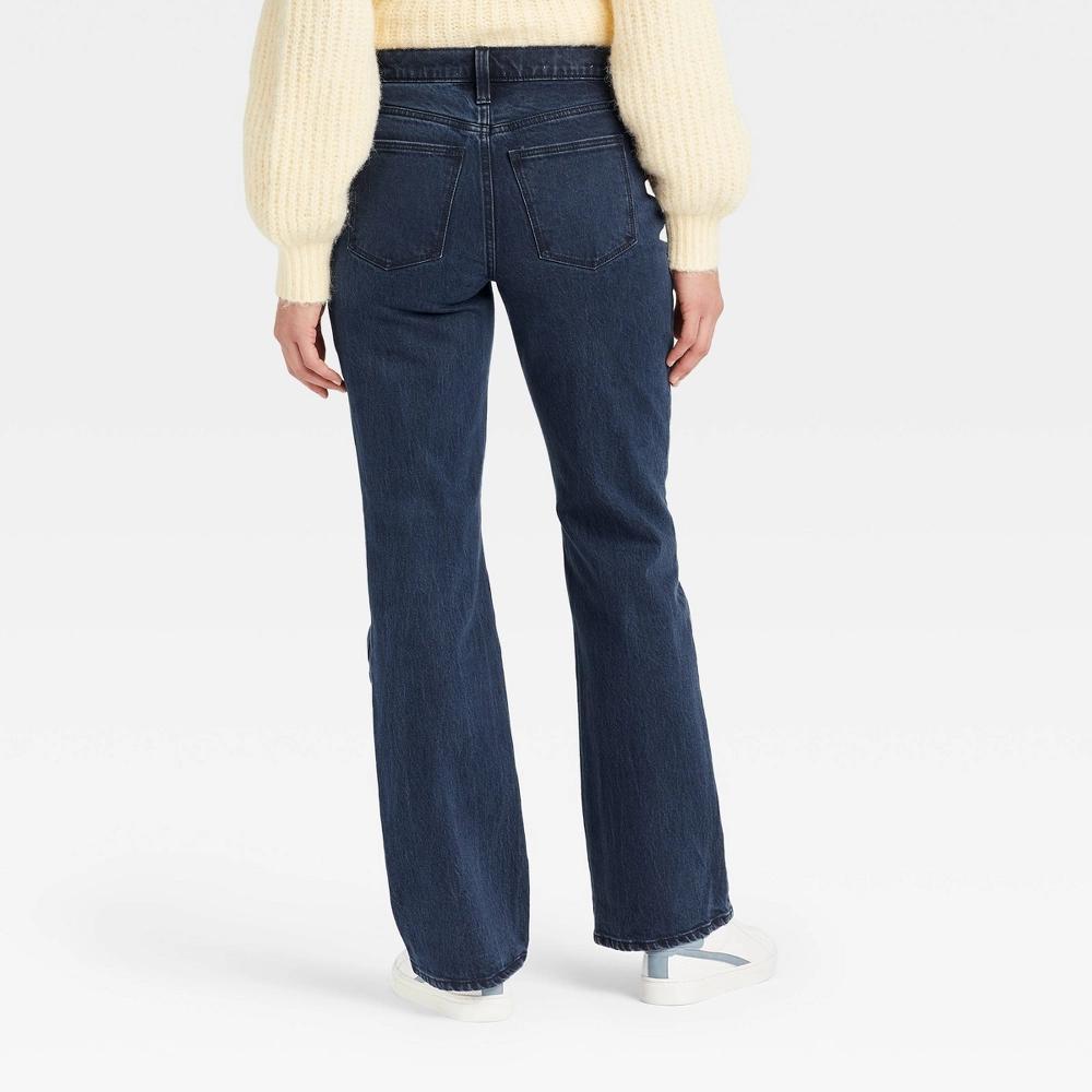 Womens High-Rise Vintage Bootcut Jeans - Universal Thread Dark Blue 00 Product Image