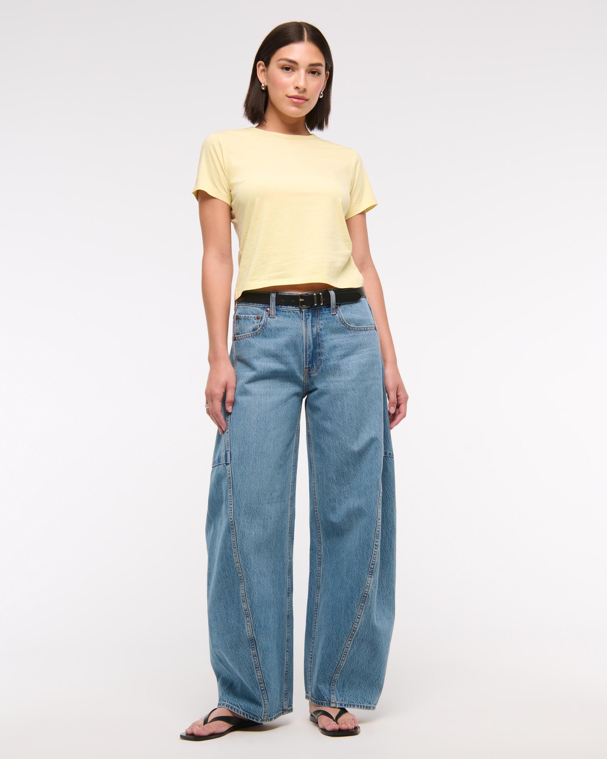 Essential Polished Body-Skimming Tee Product Image