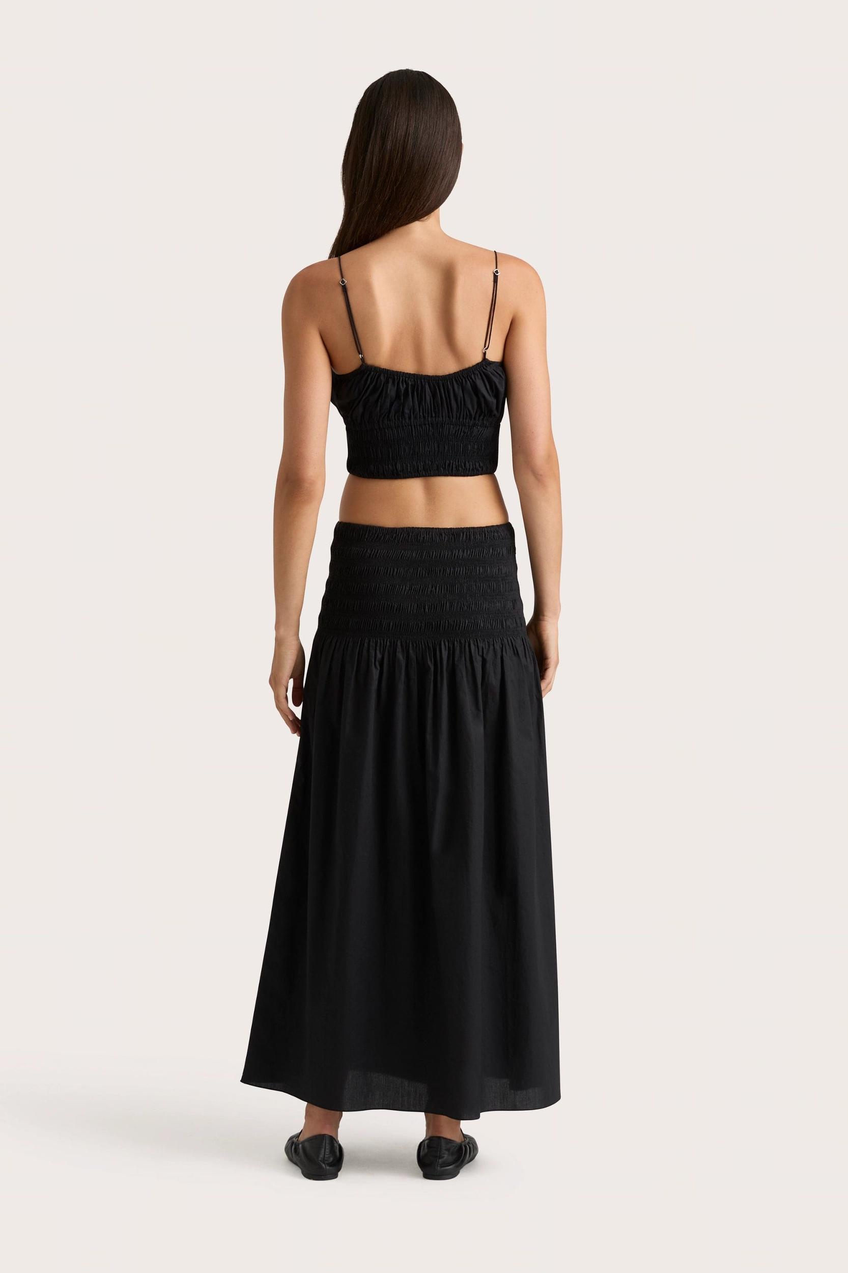 Baia Midi Skirt Black - Final Sale Product Image